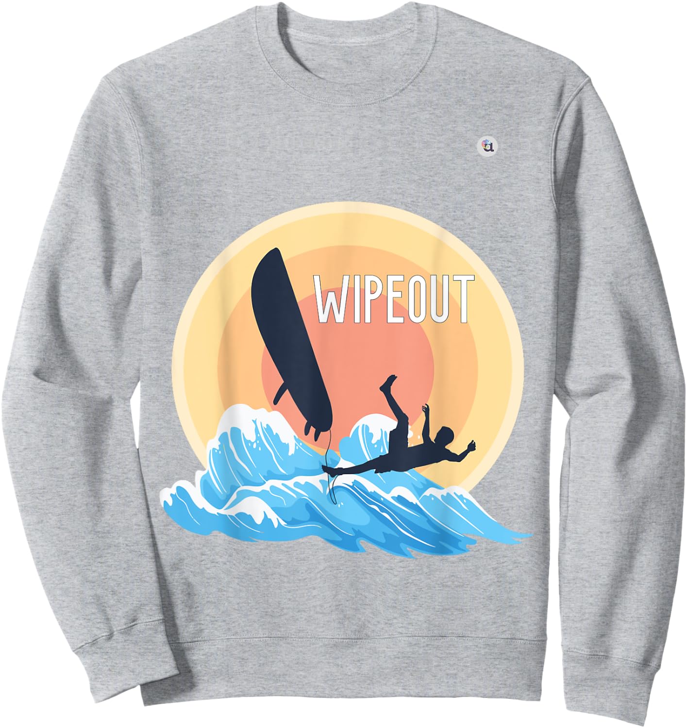 Surf Wipeout Sweatshirt - Sweatshirt | Ash