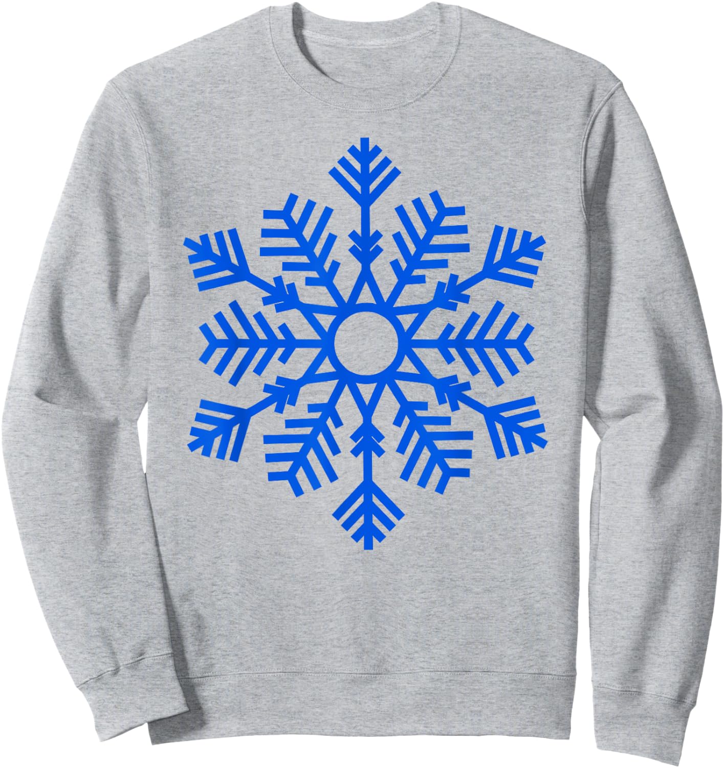 Blue Snowflake Winter Women And Kids Xmas Christmas Sweatshirt - Sweatshirt | Ash