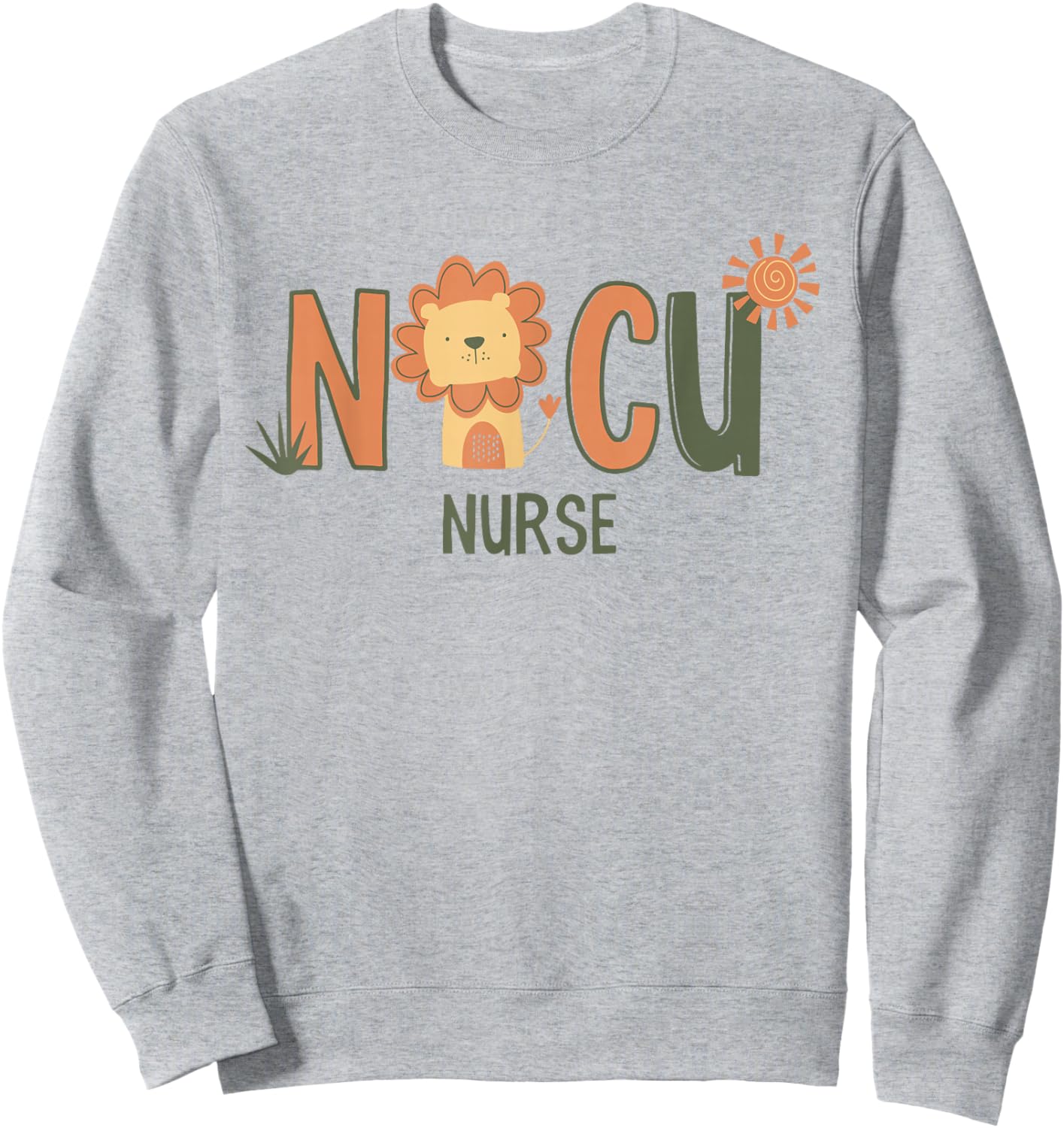 Groovy NICU Nurse ICU Neonatal Team Tiny Humans For Sweatshirt - Sweatshirt | Ash