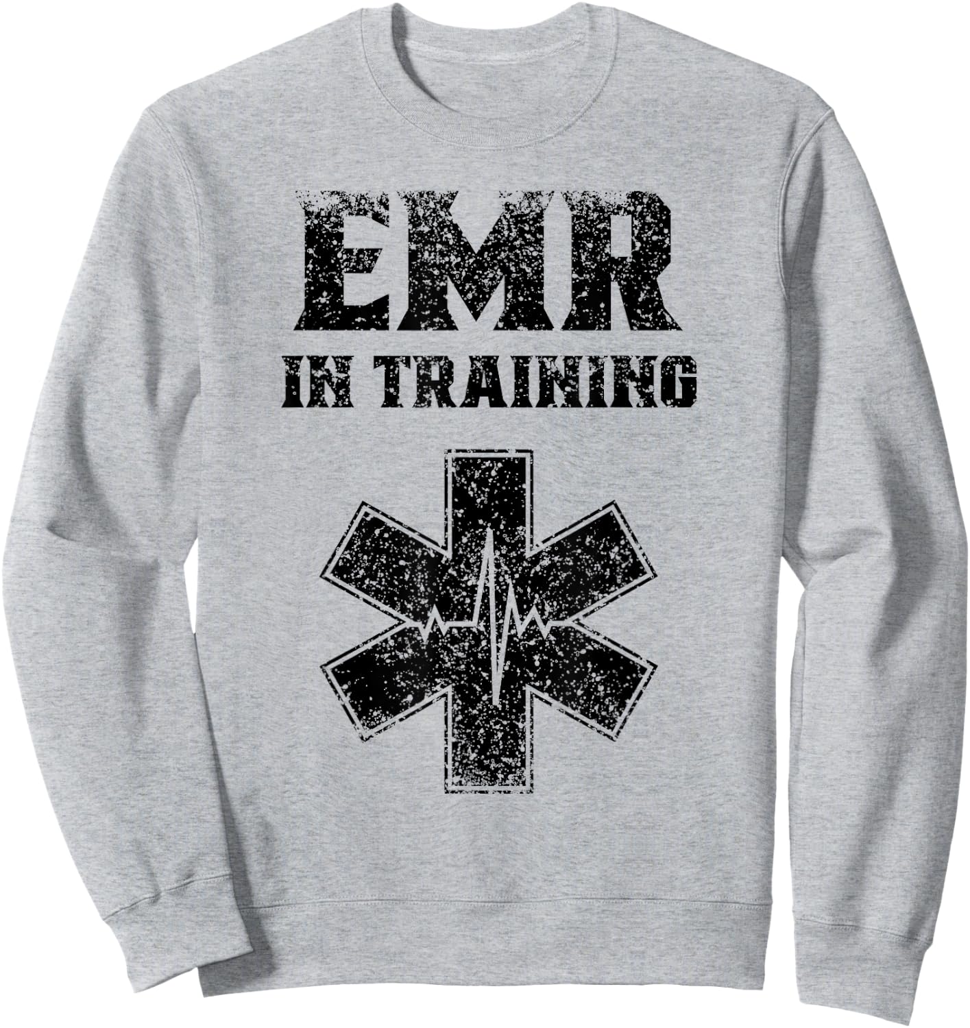 Emergency Medical Responder In Training Emr Emt Ambulance Sweatshirt - Sweatshirt | Ash