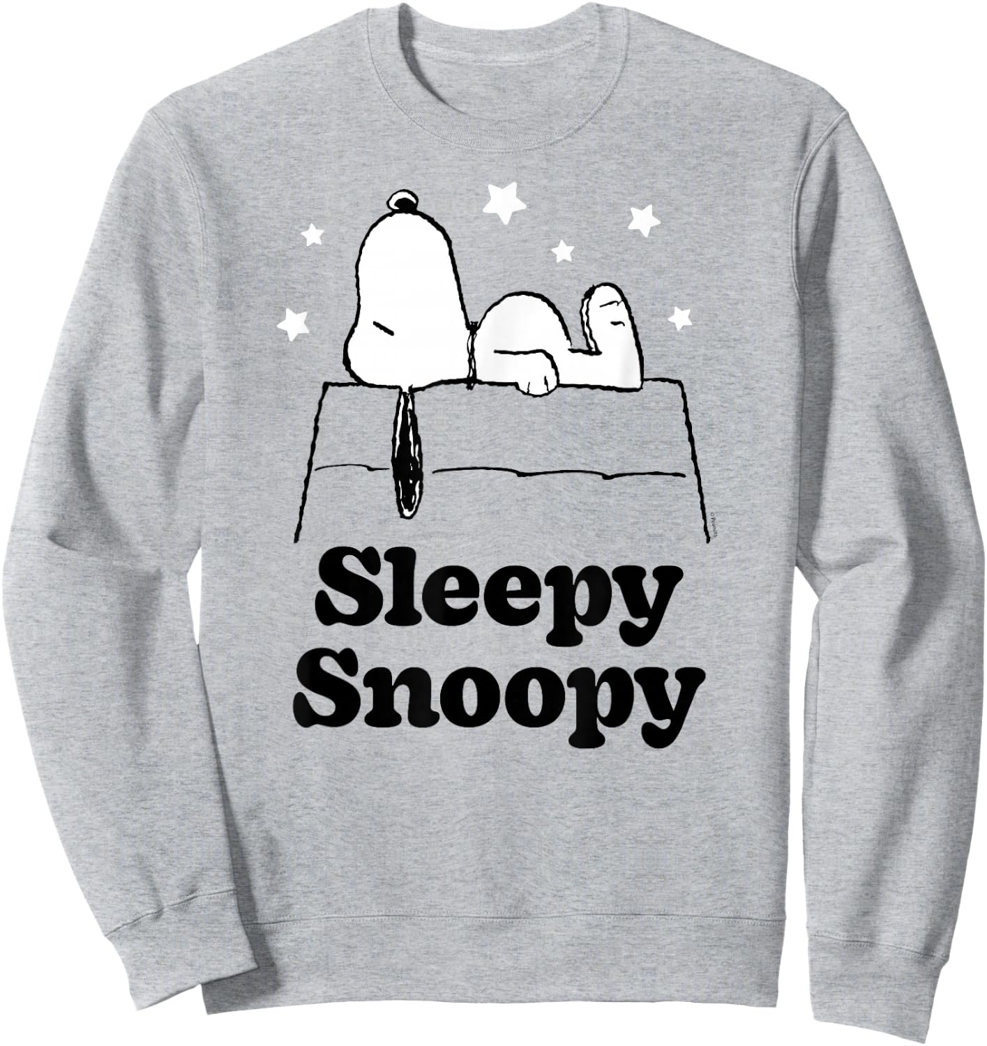 Peanuts Sleepy Snoopy Sweatshirt - Sweatshirt | Ash