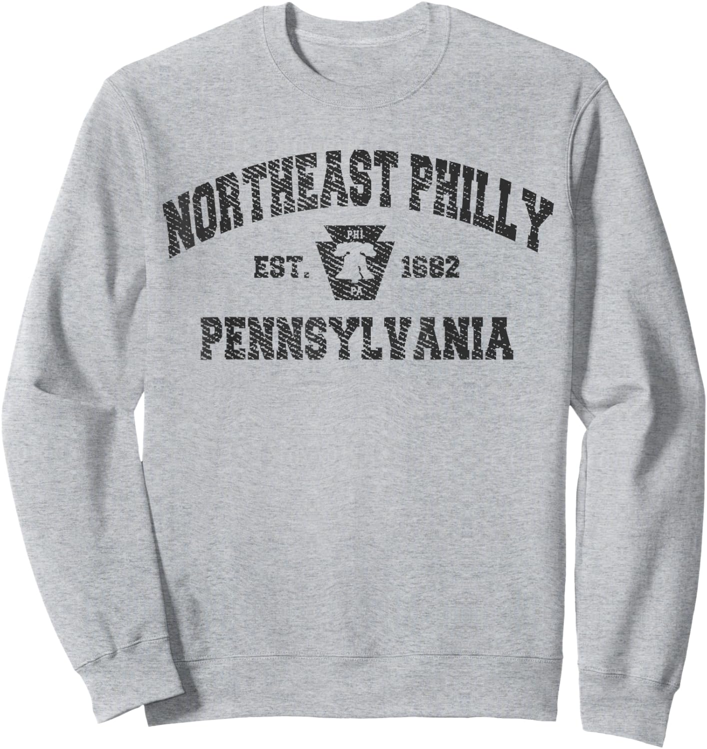 Vintage NORTHEAST PHILLY PENNSYLVANIA 1854 Philadelphia PA Sweatshirt - Sweatshirt | Ash