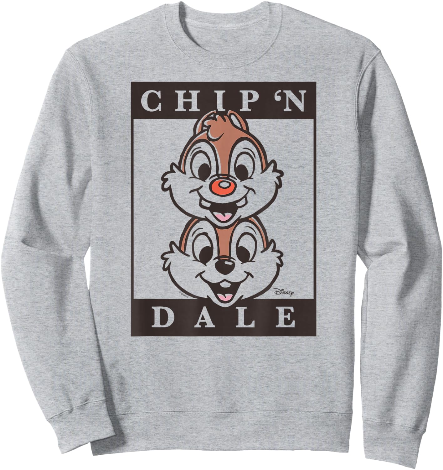 Chip 'N Dale Rescue Rangers - Type Block Sweatshirt - Sweatshirt | Ash