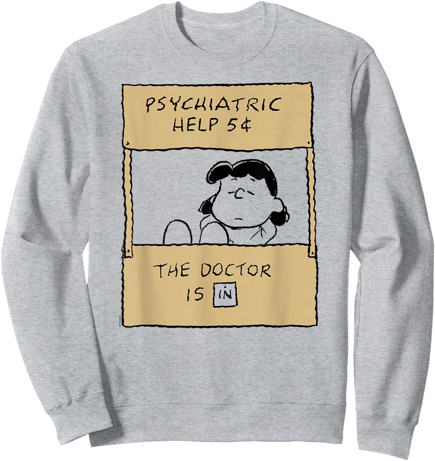 Peanuts - Lucy Doctor is in Sweatshirt - Sweatshirt | Ash