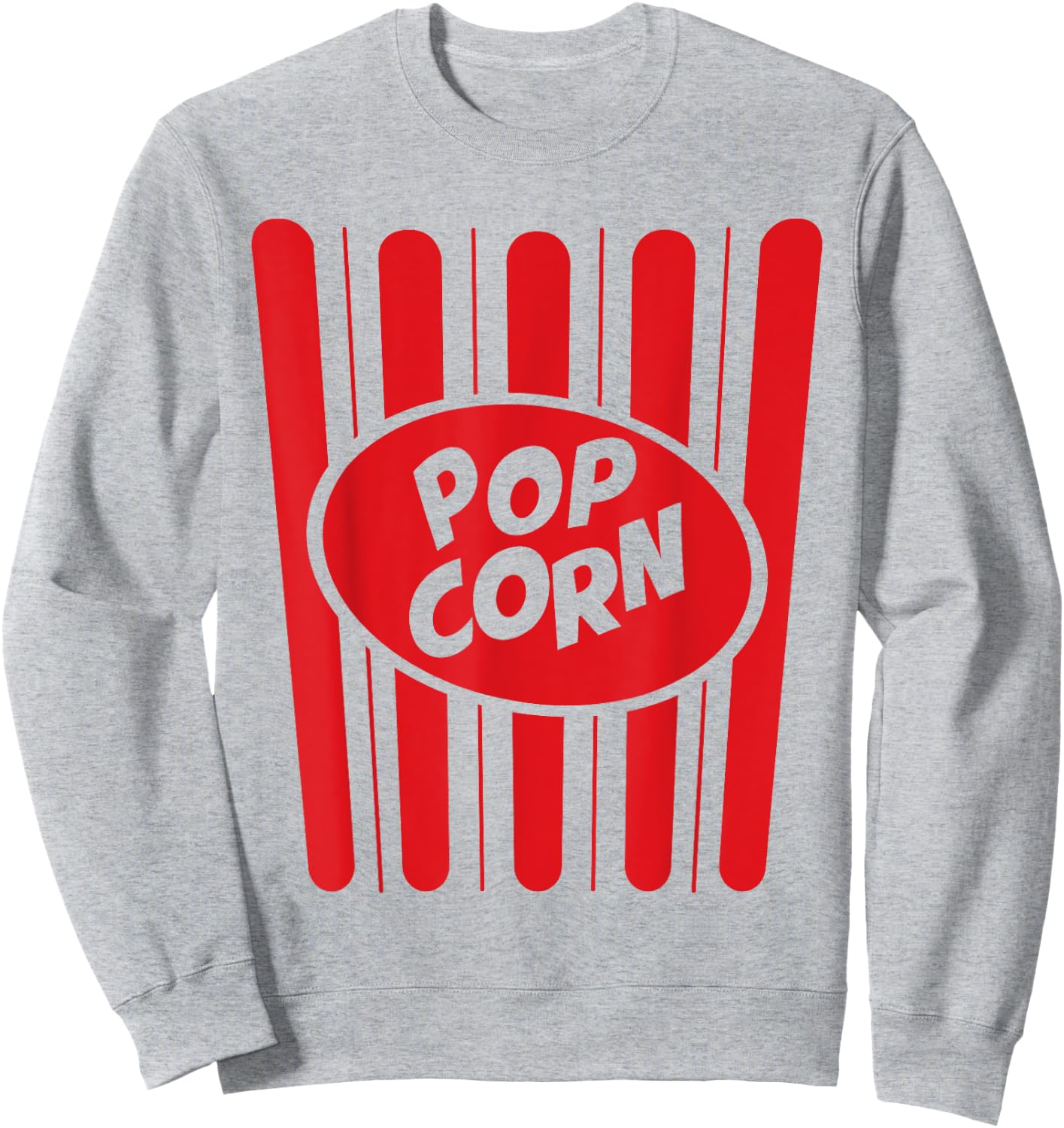 Halloween Costume Popcorn Sweatshirt - Sweatshirt | Ash