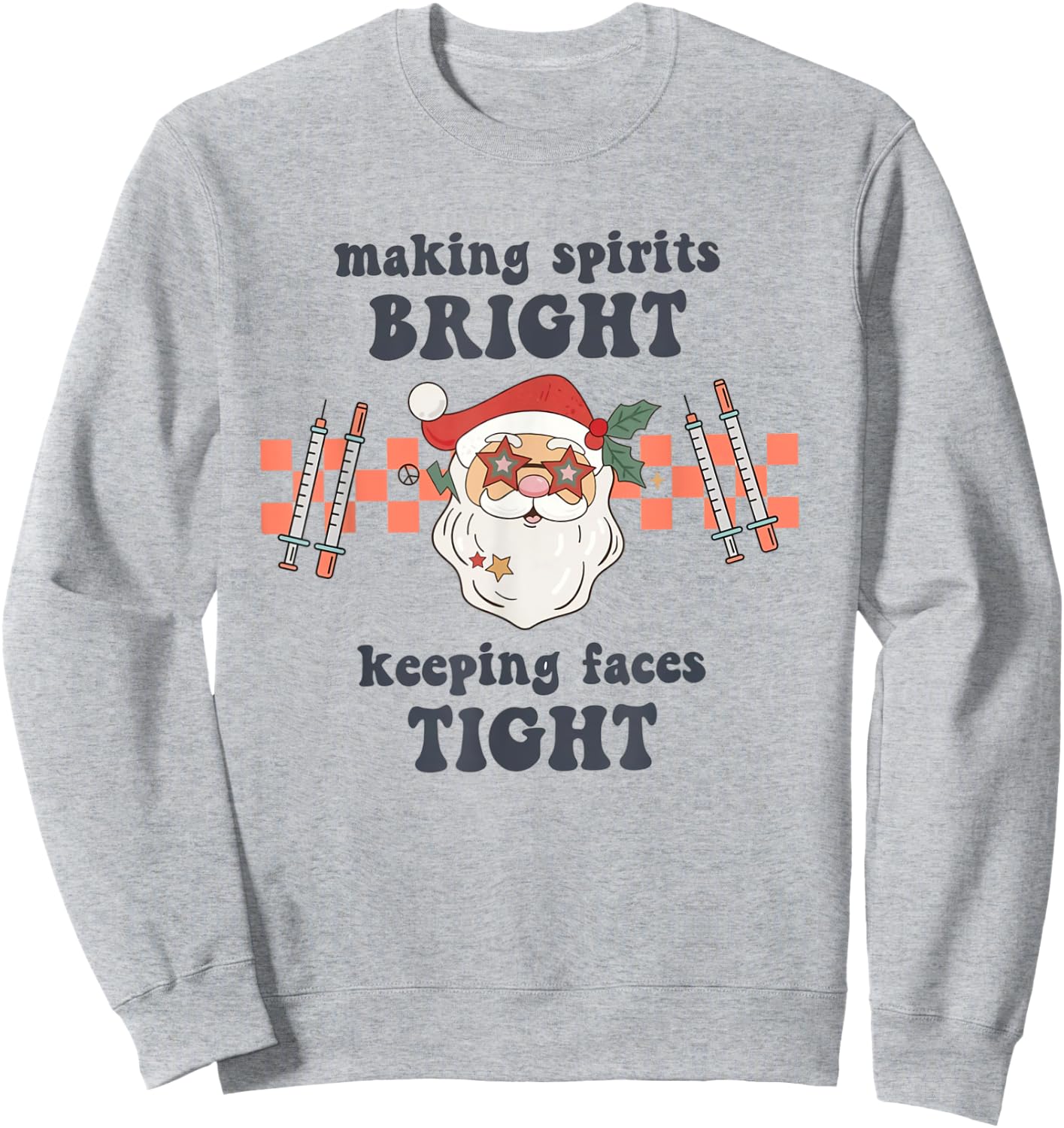Nurse Injector Christmas Filler Dysport Dealer Cosmetic Sweatshirt - Sweatshirt | Ash