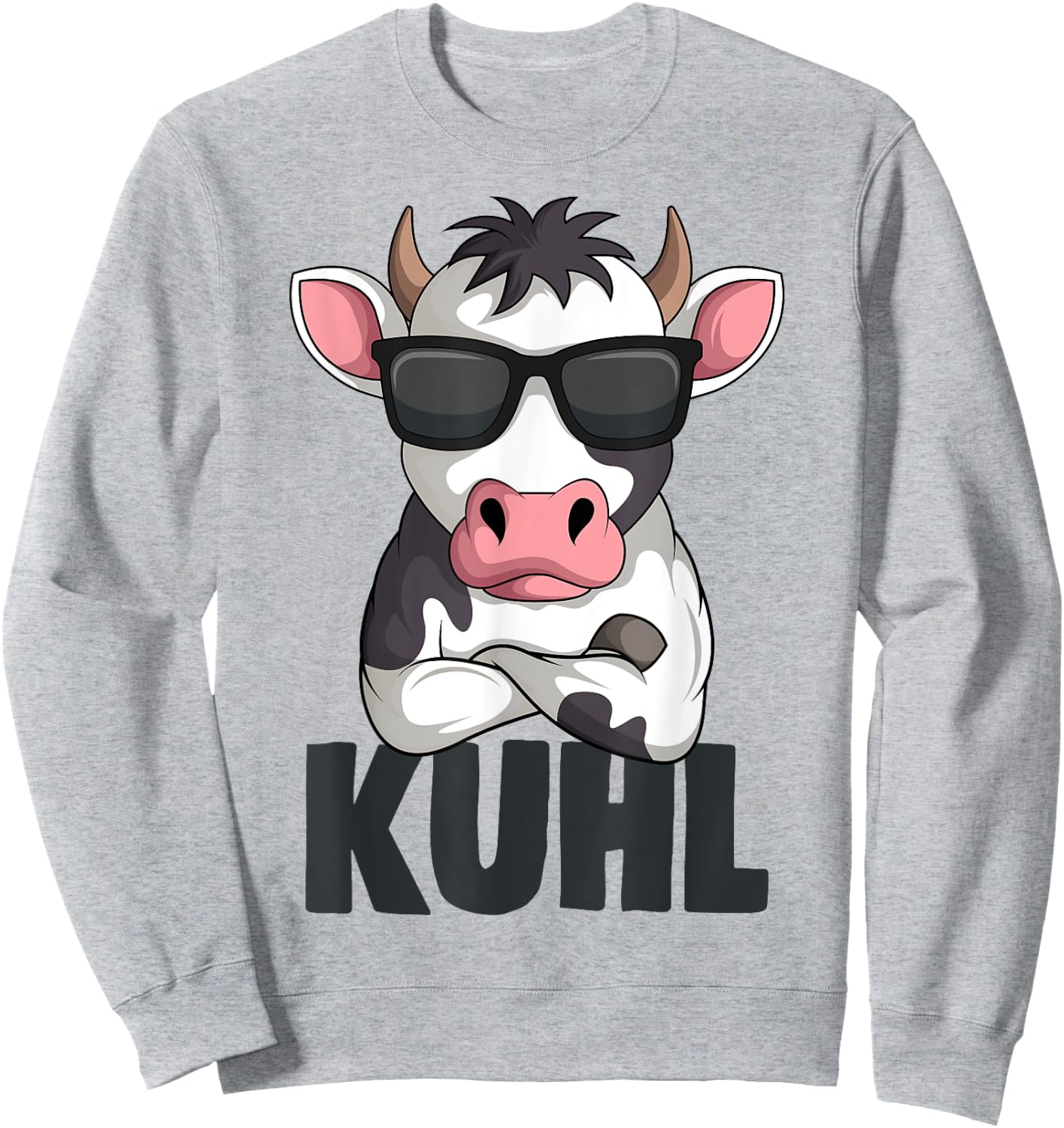 Cow Kuhl Farmers Cows Farmer Children Boys Girls Sweatshirt - Sweatshirt | Ash