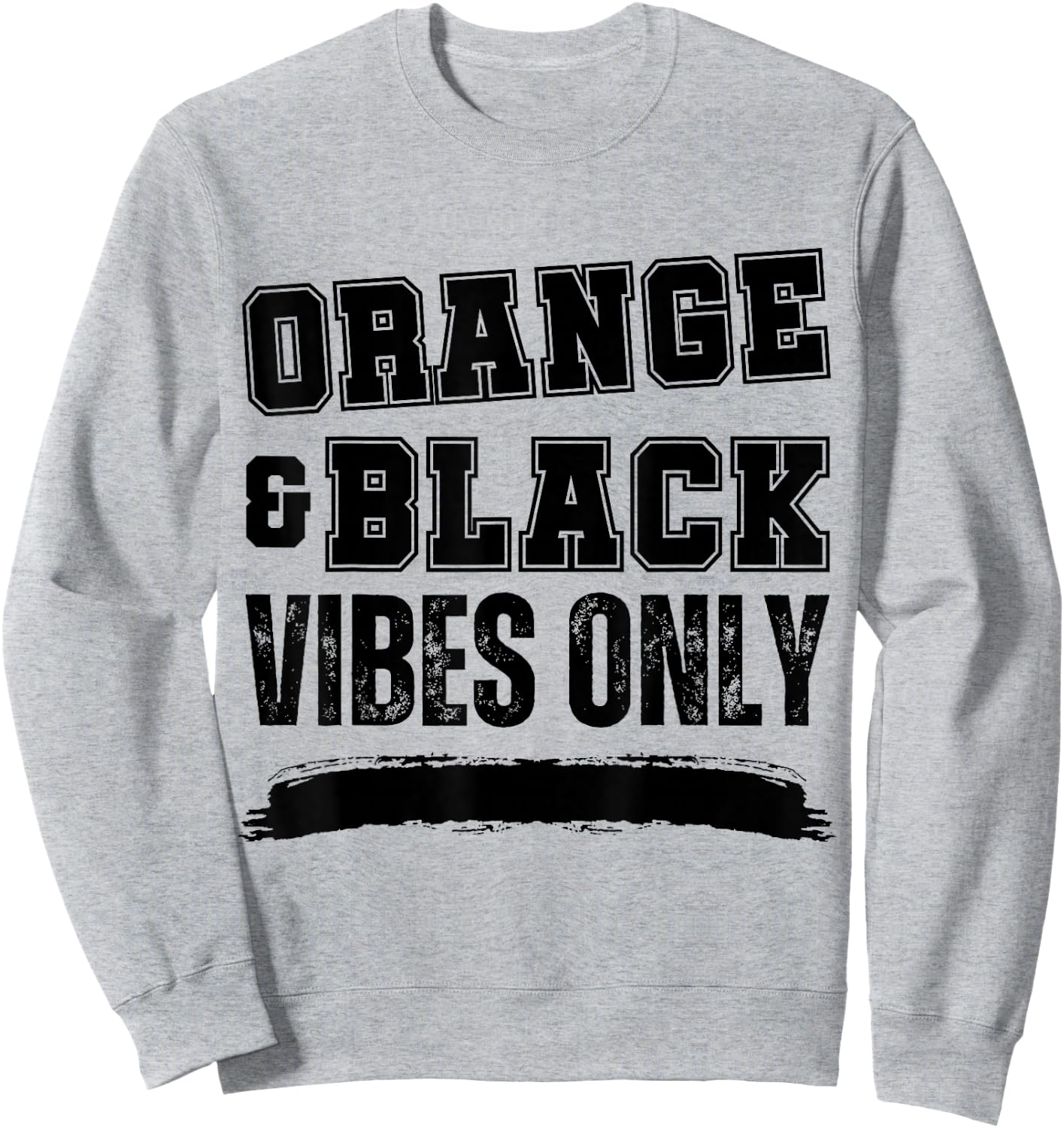 Orange and Black Game Day, Orange Game Day Sweatshirt - Sweatshirt | Ash