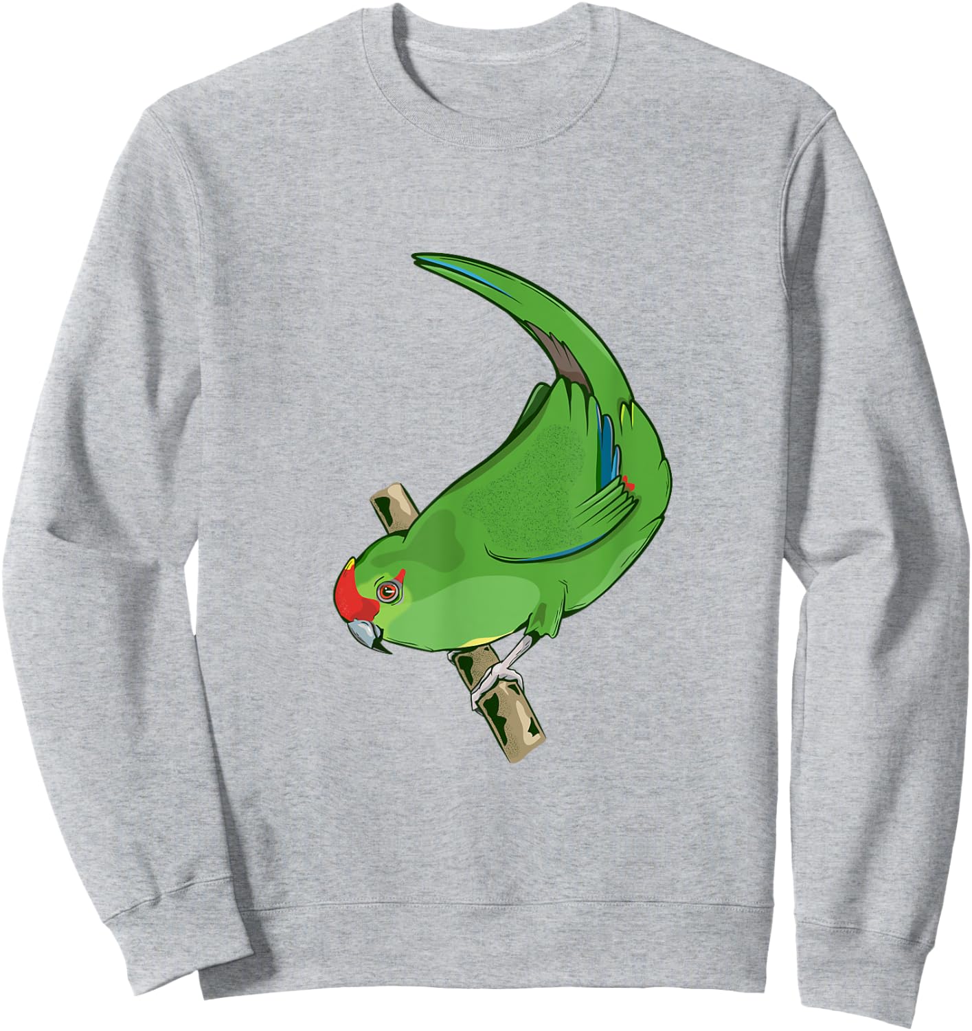 Red-crowned parakeet Kakariki Sweatshirt - Sweatshirt | Ash