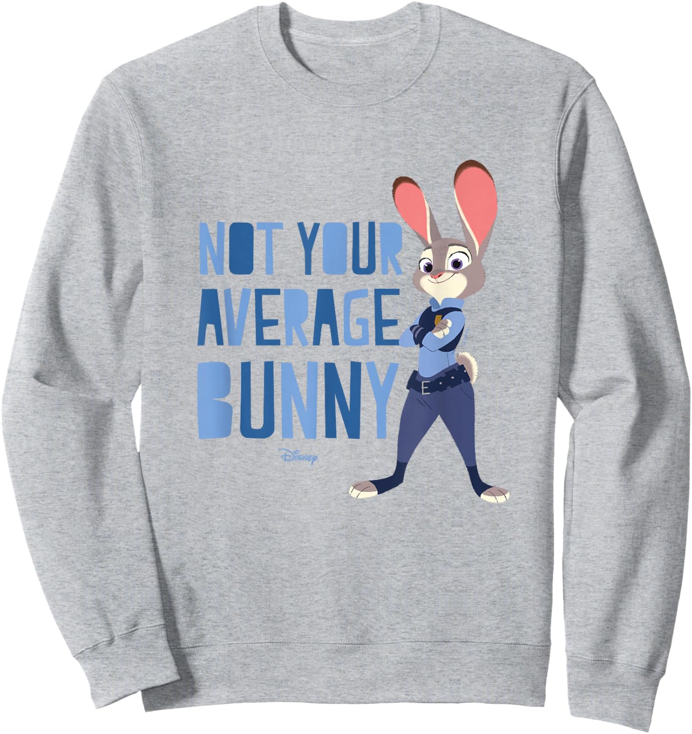 Zootopia - Judy Not Your Average Bunny Sweatshirt - Sweatshirt | Ash