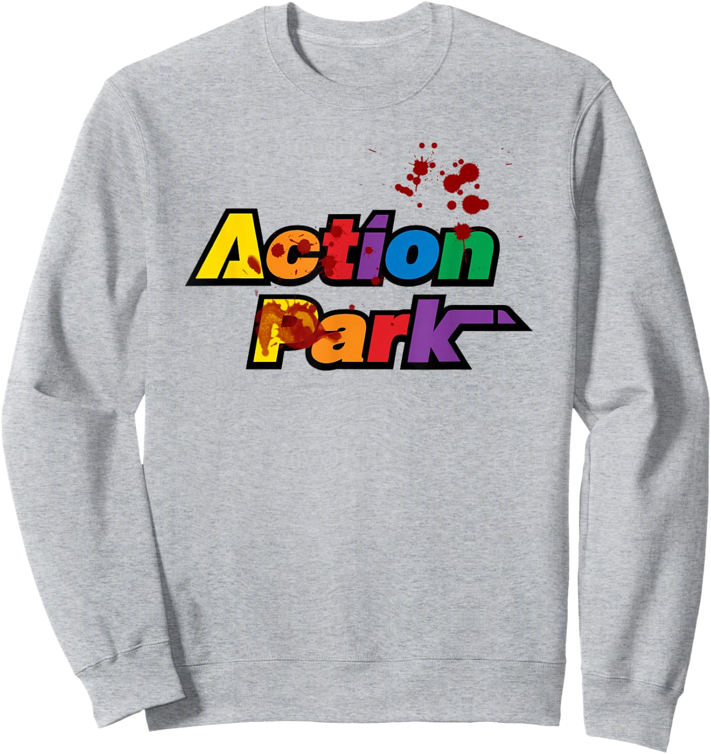 Action Park Logo (Bloody) Sweatshirt - Sweatshirt | Ash