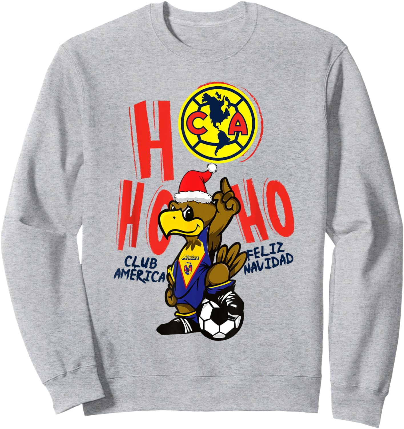 Club America - Navidad Sweatshirt - Sweatshirt | Ash