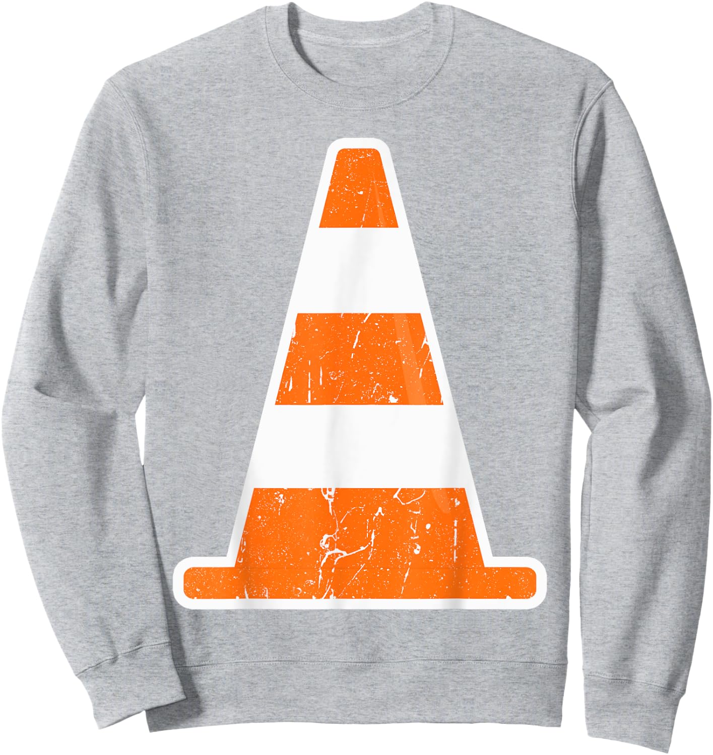 Traffic Cone Costume Sweatshirt - Sweatshirt | Ash