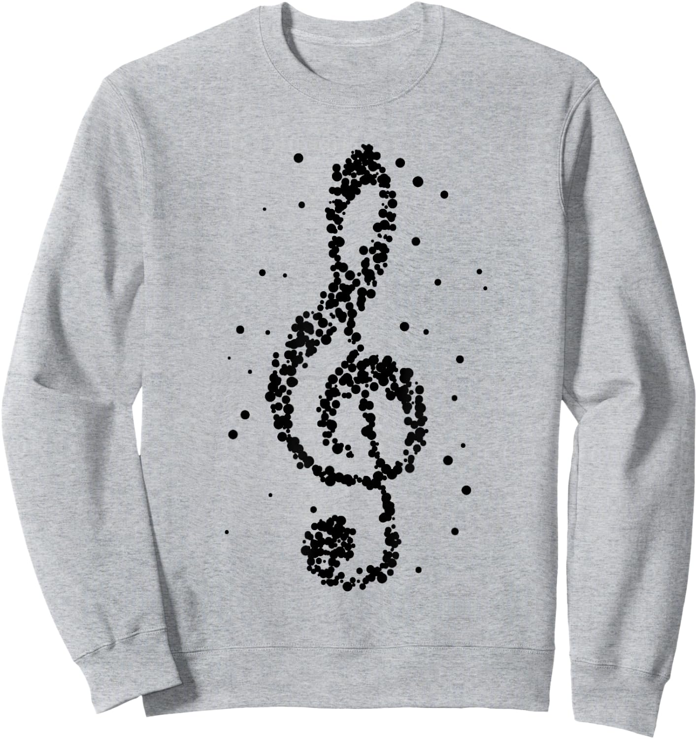 Music in black and white Musician Music teachers Sweatshirt - Sweatshirt | Ash