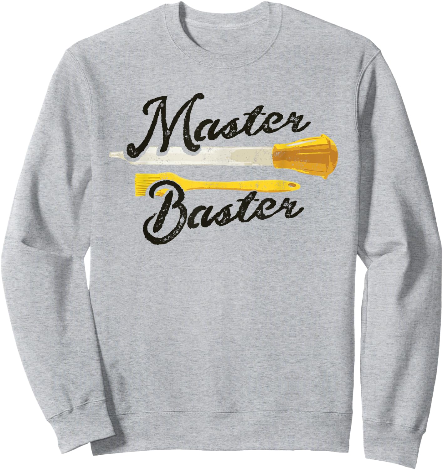 Master Baster, Funny Chef Thanksgiving Sweatshirt - Sweatshirt | Ash
