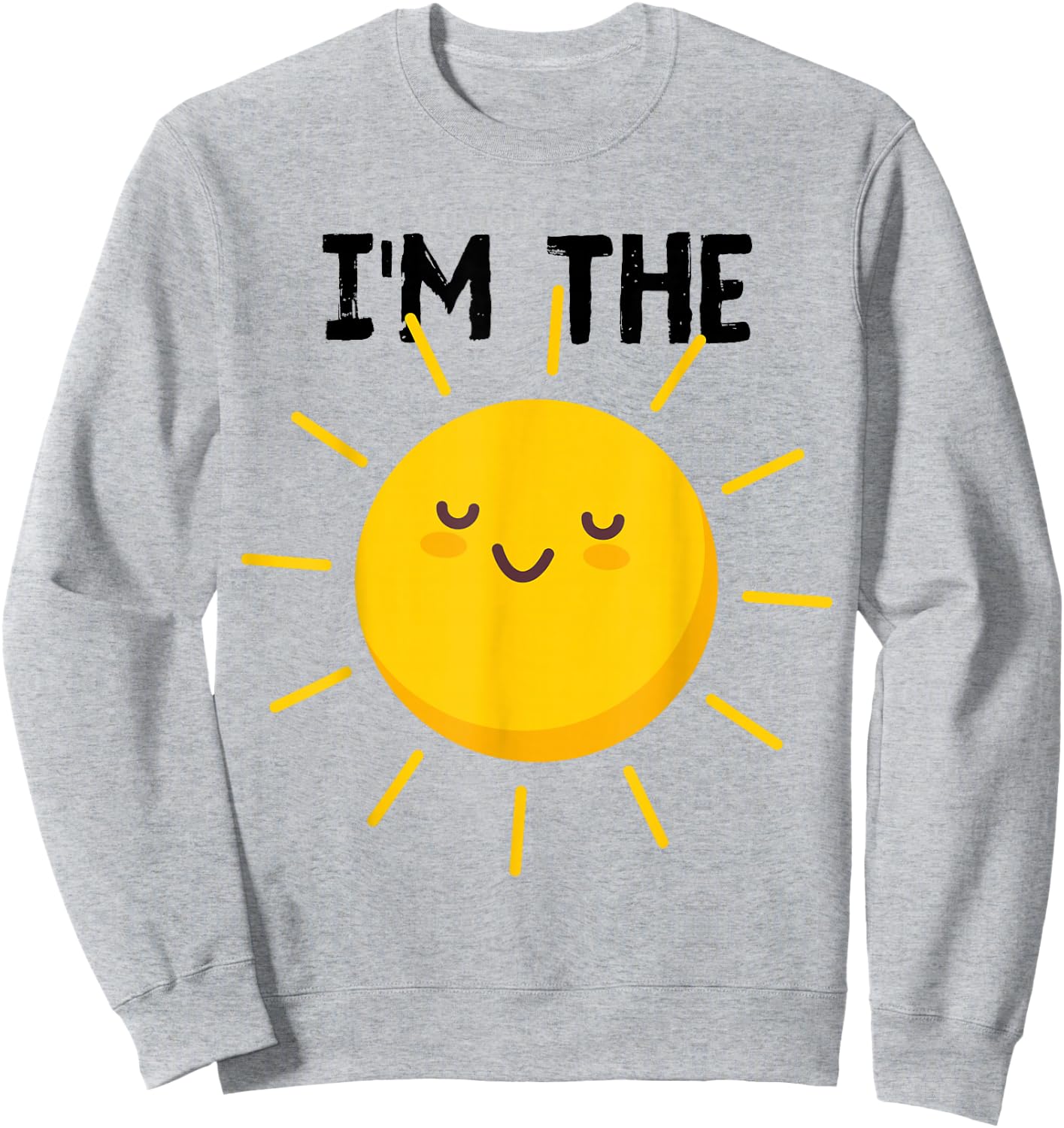 Pretend to be the Sun Funny Kids Show Halloween Costume Sweatshirt - Sweatshirt | Ash