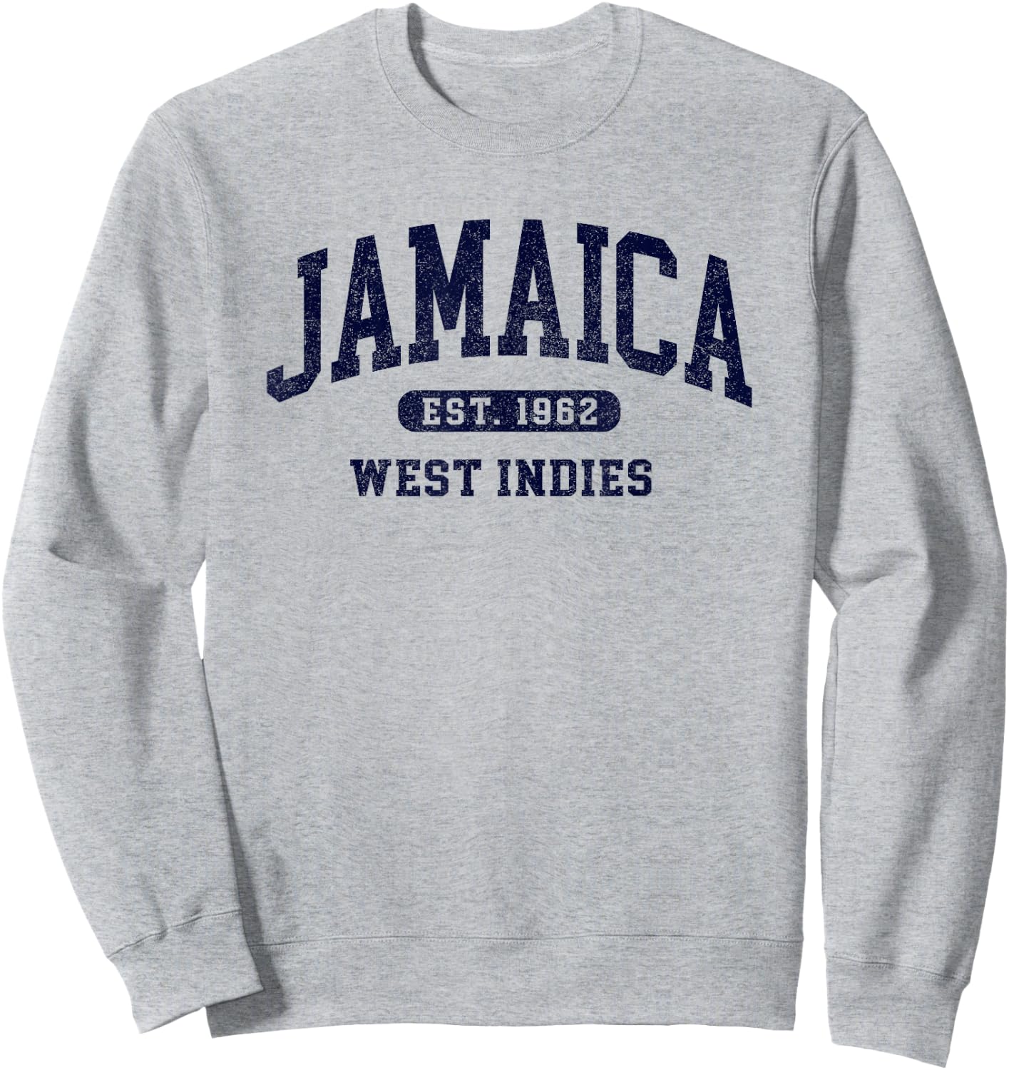 Retro Jamaica Est 1962 Vintage Jamaican Sweatshirt - Sweatshirt | Ash
