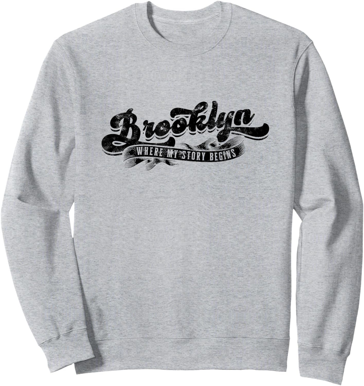 Brooklyn Where my story begins - brooklyn bridge Sweatshirt - Sweatshirt | Ash