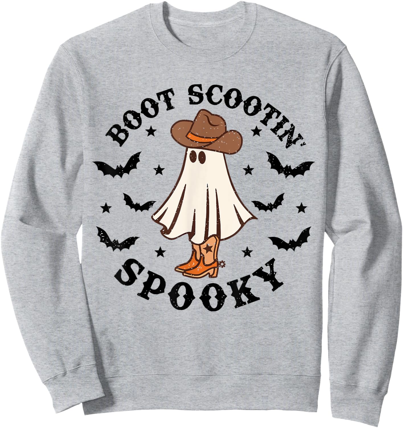 Boot Scootin Spooky Sweatshirt - Sweatshirt | Ash
