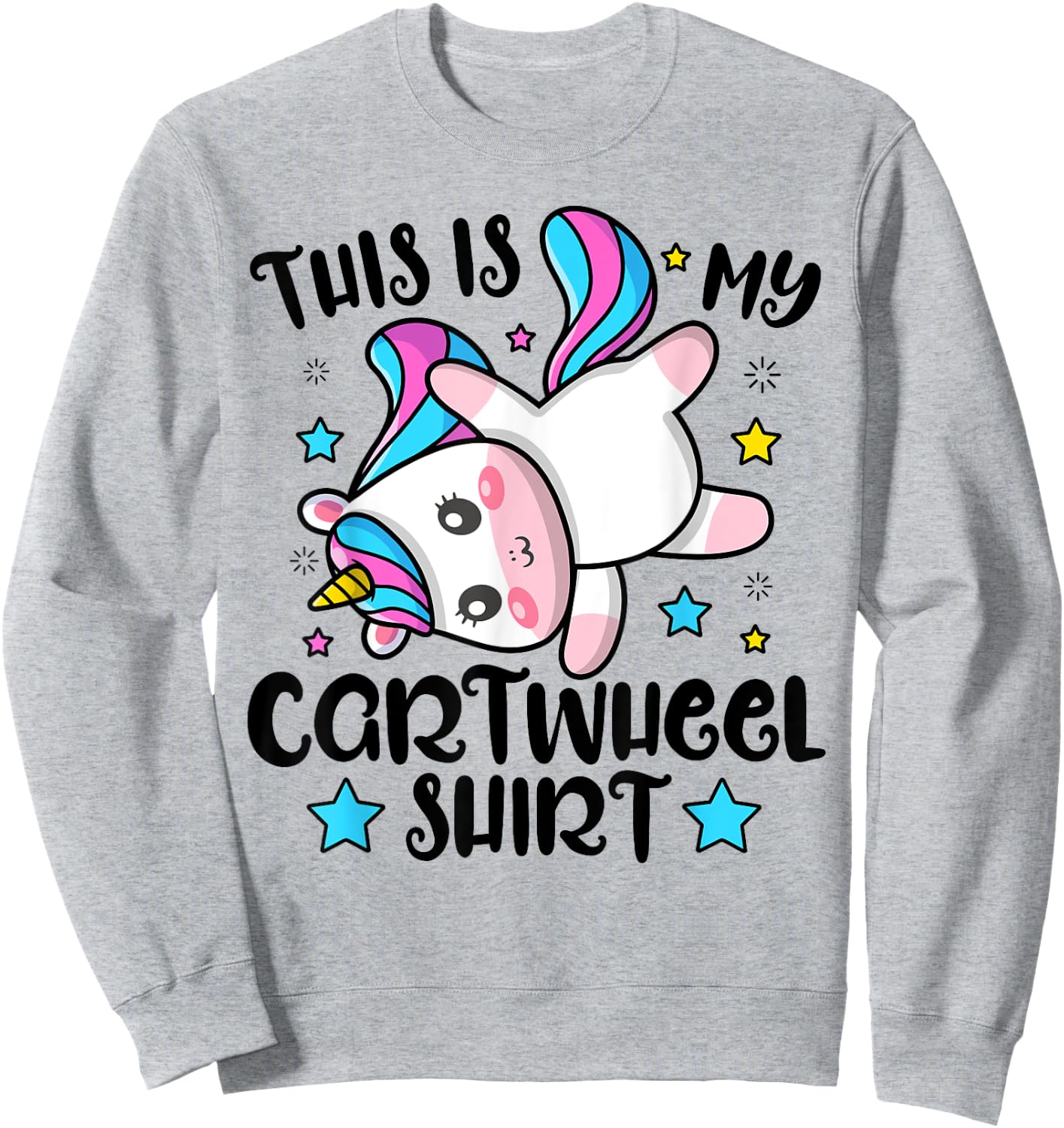 Gymnast This Is My Cartwheel Gymnastics Girls Boys Sports Sweatshirt - Sweatshirt | Ash