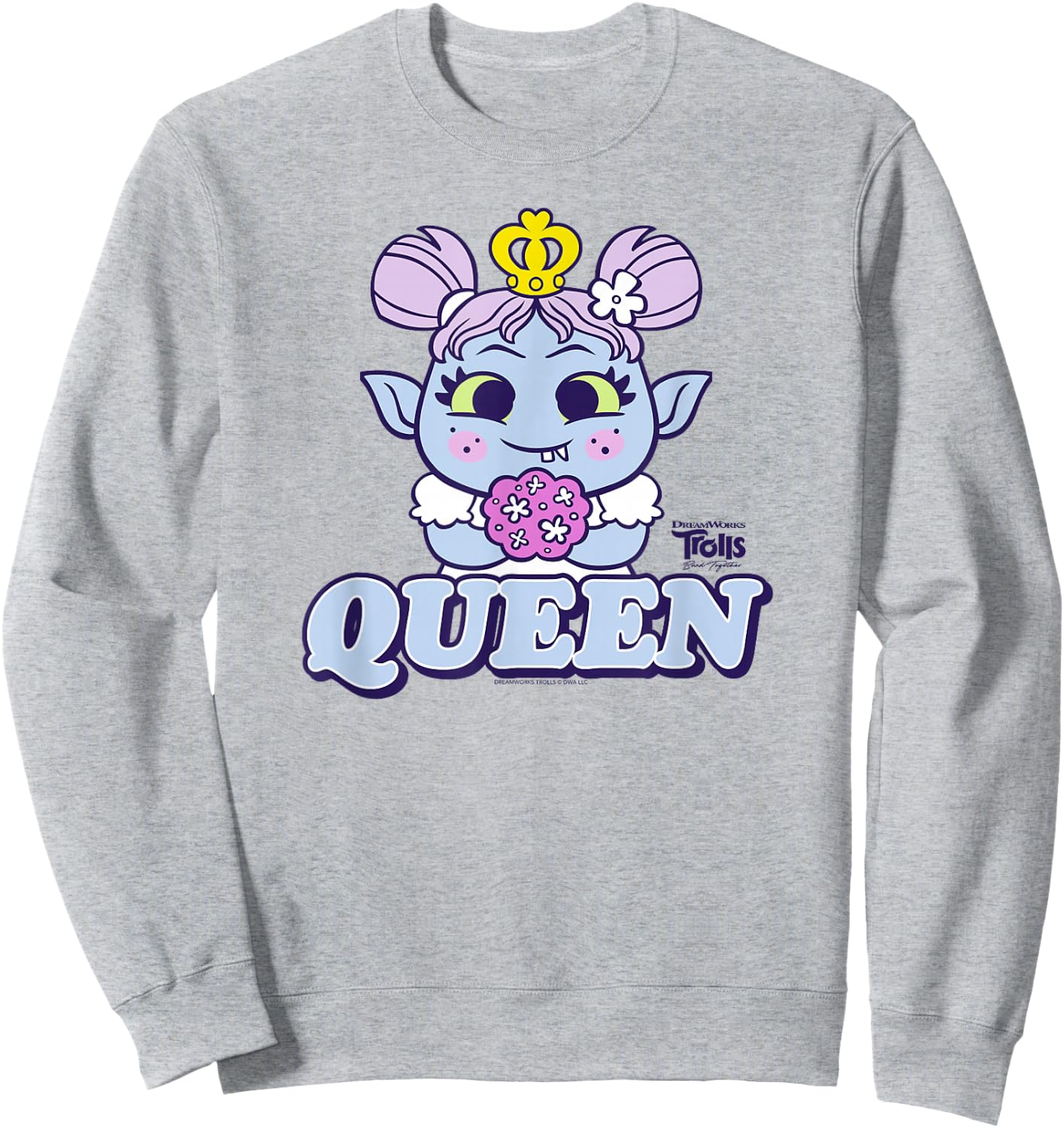 DreamWorks Trolls Band Together Queen Bridget Sweatshirt - Sweatshirt | Ash