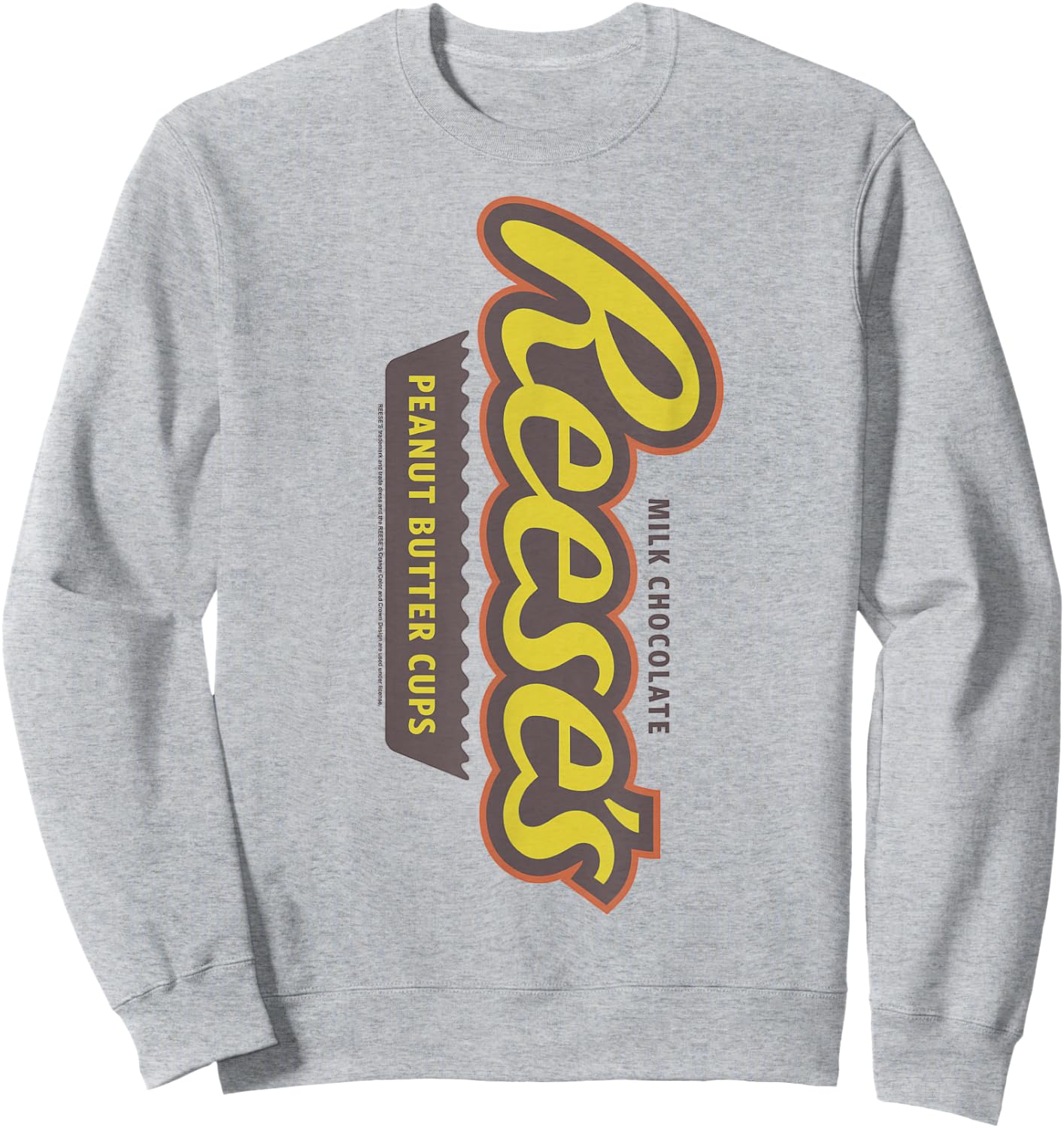 Reese's Sideways Logo Design Sweatshirt - Sweatshirt | Ash