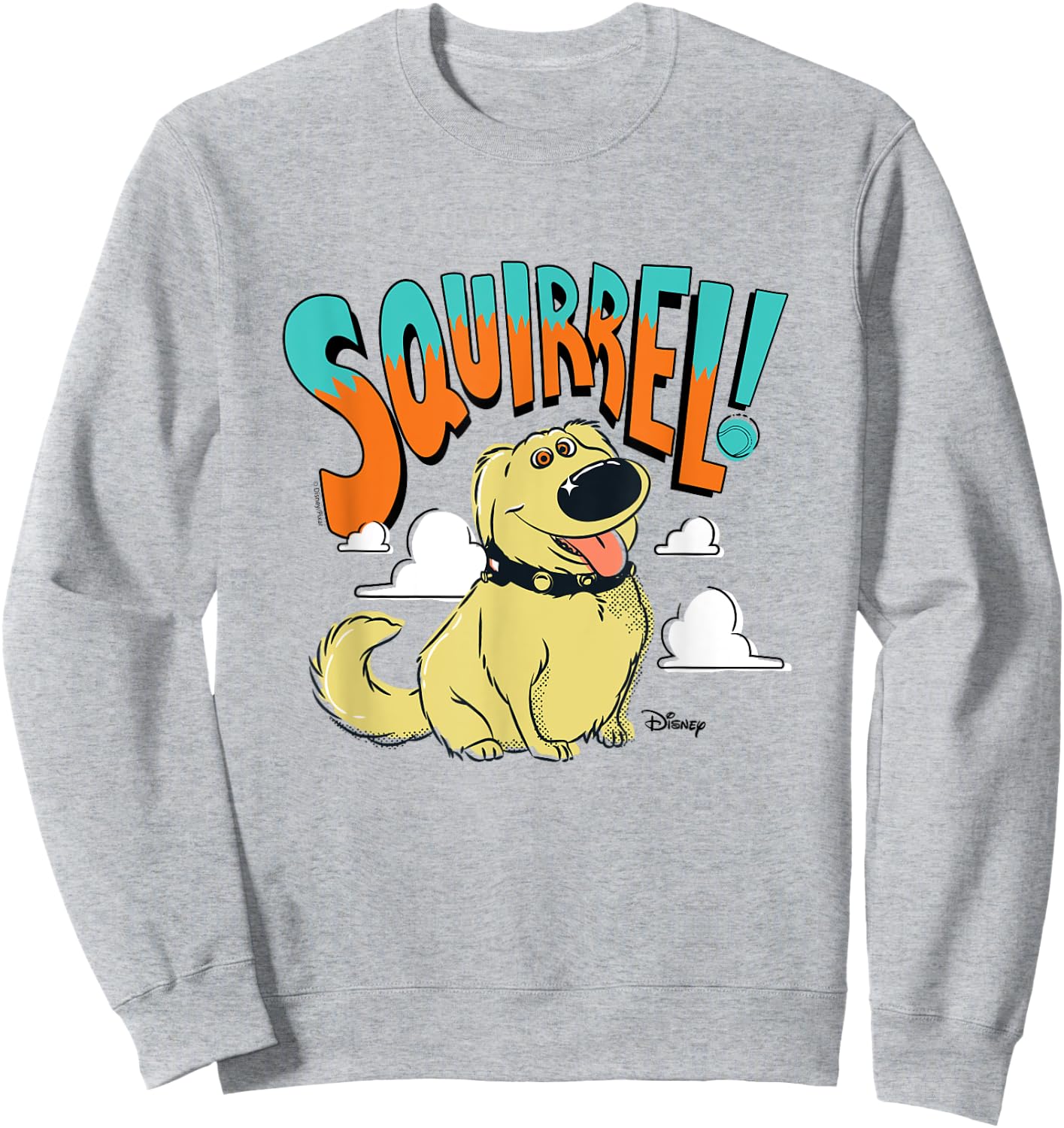 Up - Dug Squirrel Sweatshirt - Sweatshirt | Ash