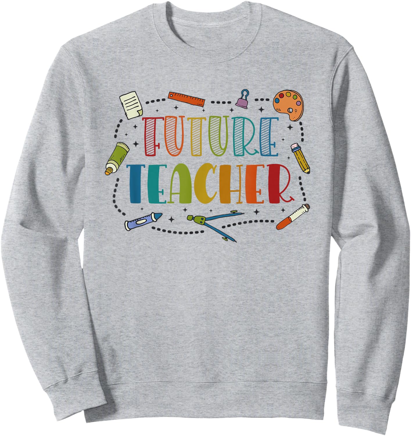 Future Teacher Costume for Kids Sweatshirt - Sweatshirt | Ash