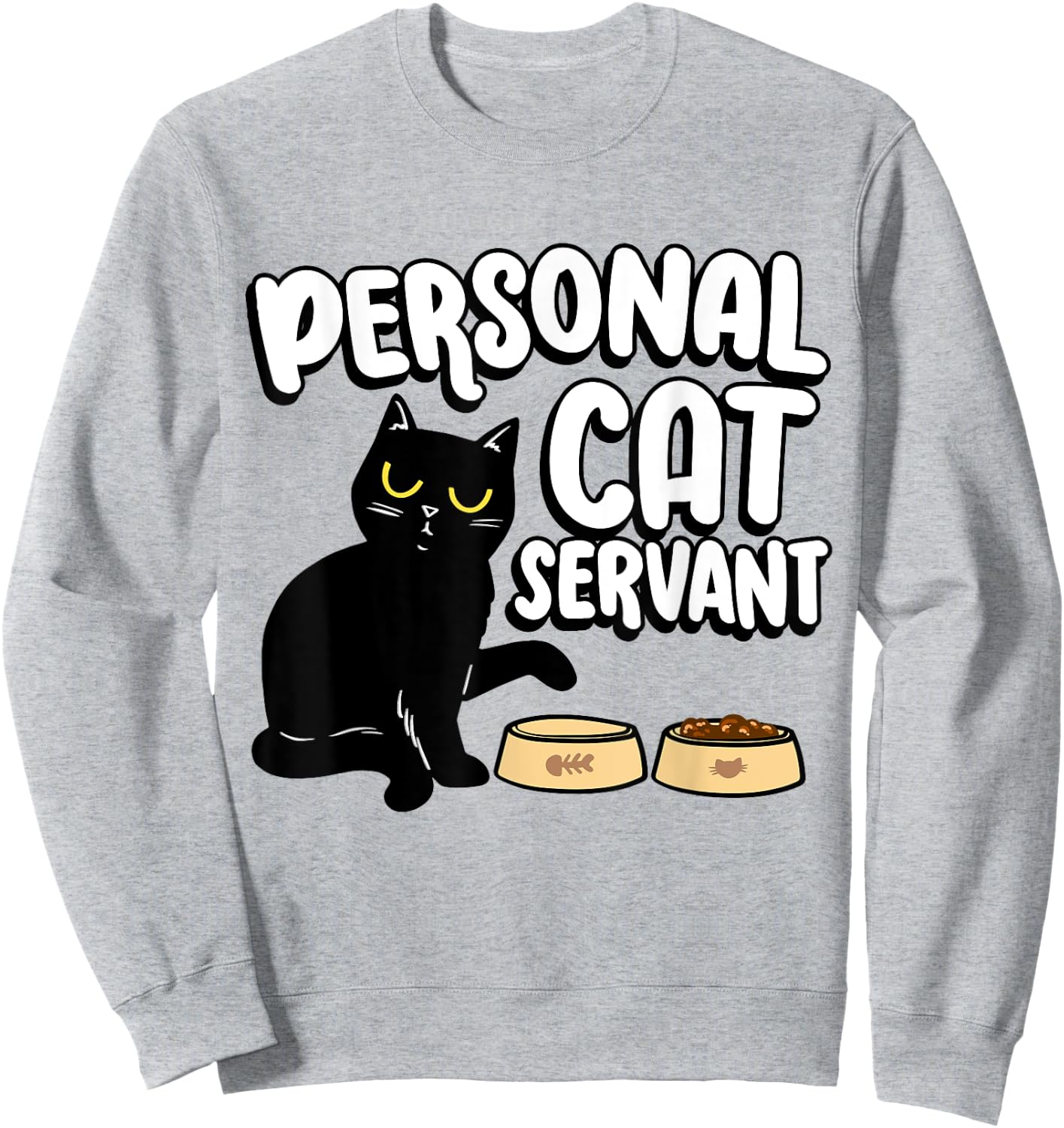 Introvert Cat Animal Lover Pet Owner Groomer Personal Cat Servant Cat Food Eater Funny Fur Kitten -Adults, Kids Blue Animal Print Short Sleeve Sweatshirt - Sweatshirt | Ash