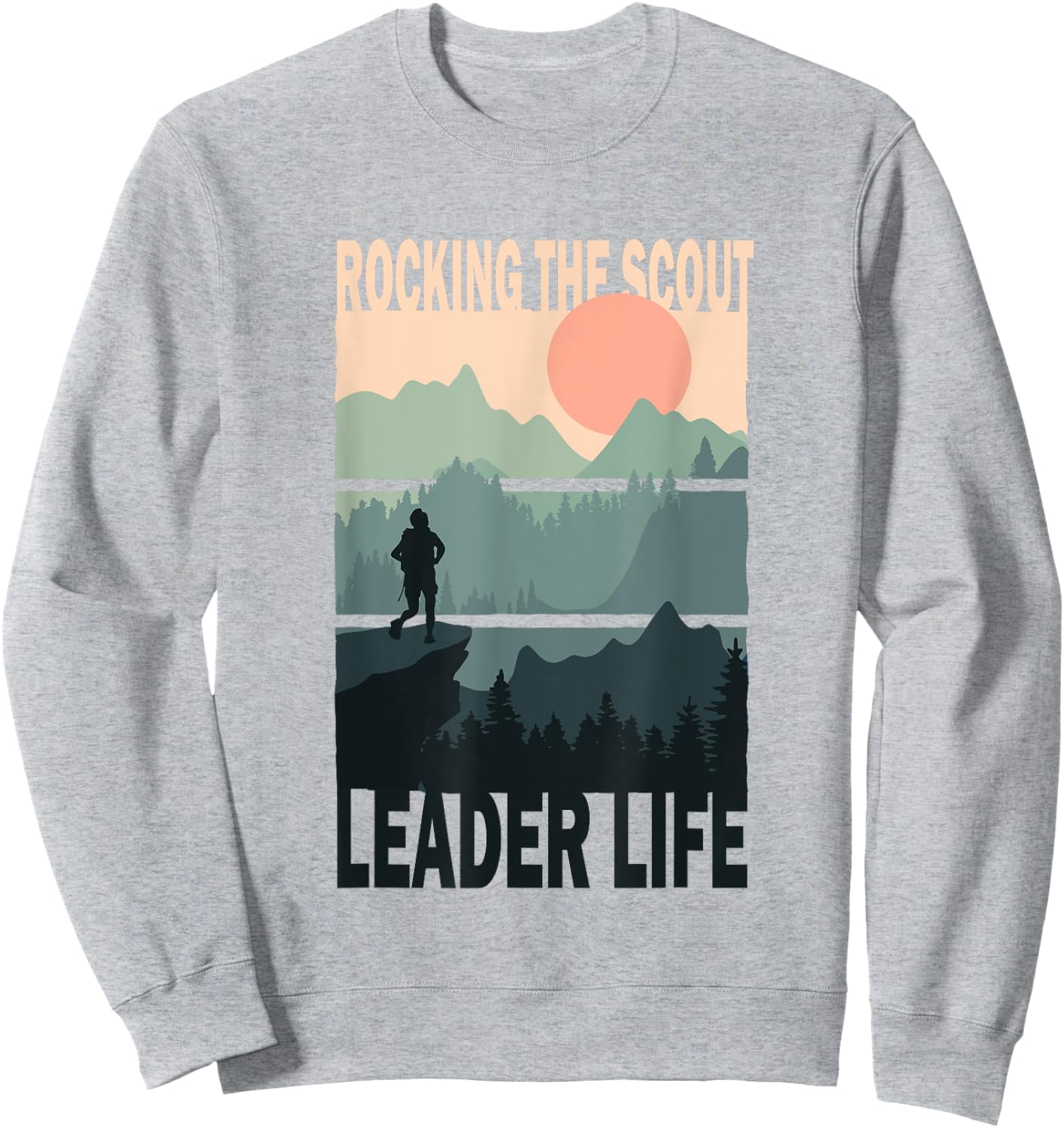 Rocking The Scout Leader Life Cub Master Scouting Sweatshirt - Sweatshirt | Ash