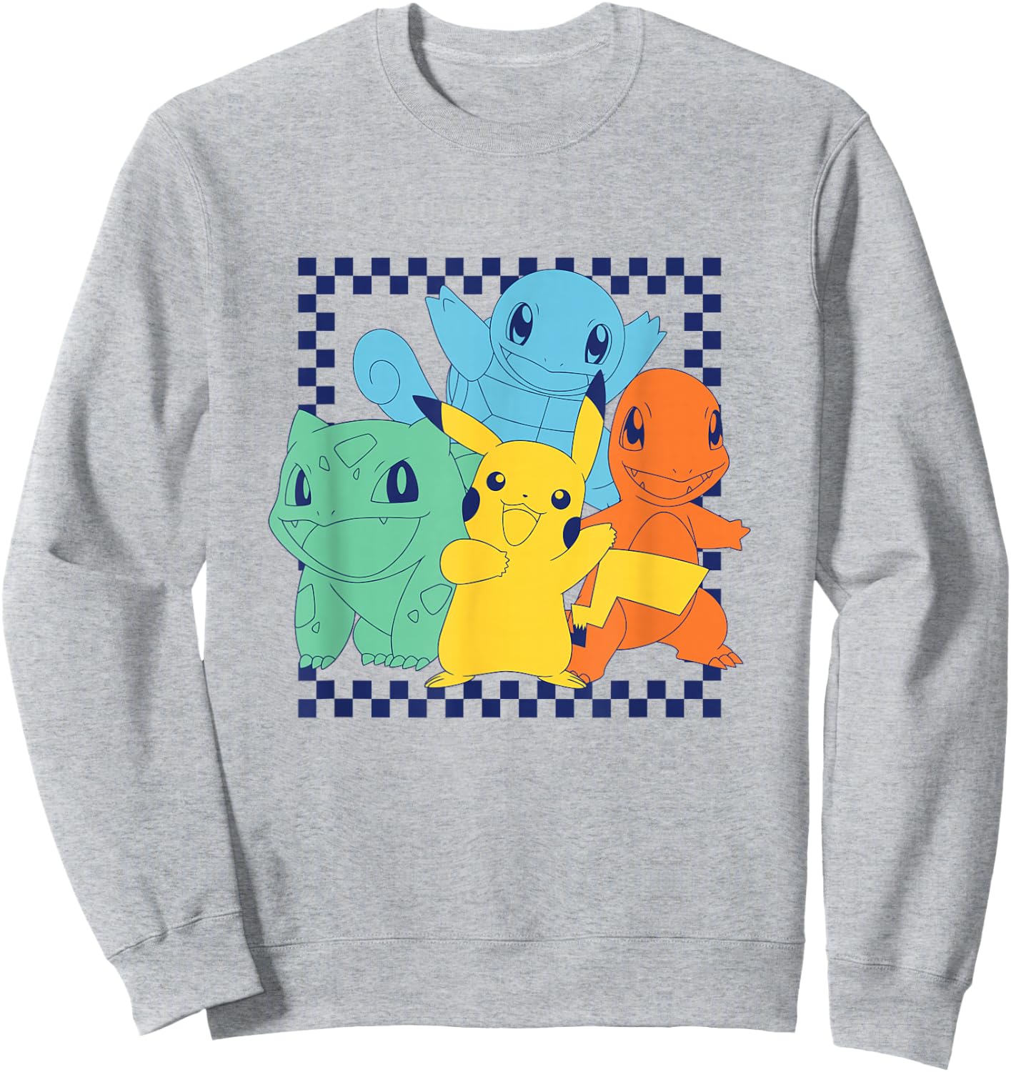 Pokémon - Pikachu Charmander Bulbasaur Squirtle Group Sweatshirt - Sweatshirt | Ash