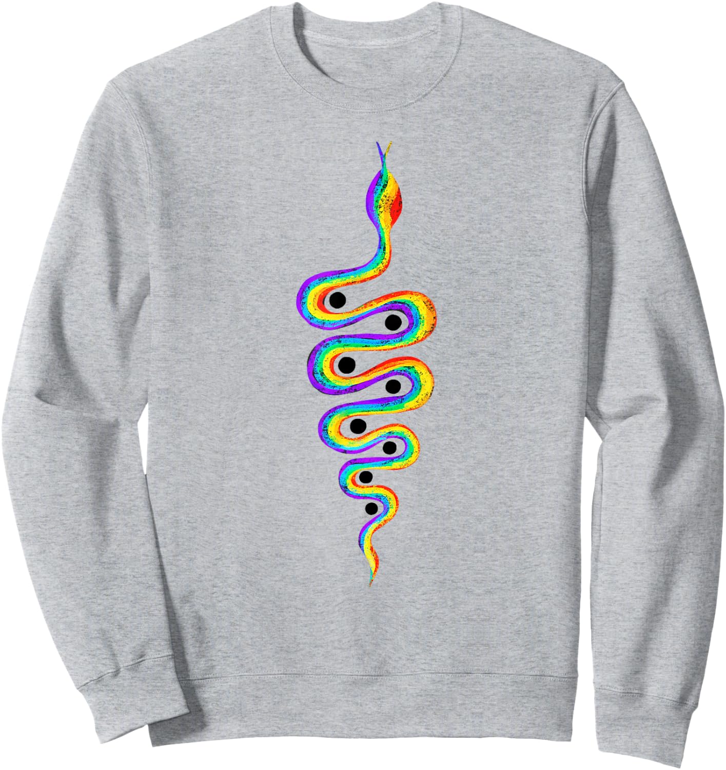 Rainbow snake dreamtime mythology yoga kundalini animal Sweatshirt - Sweatshirt | Ash