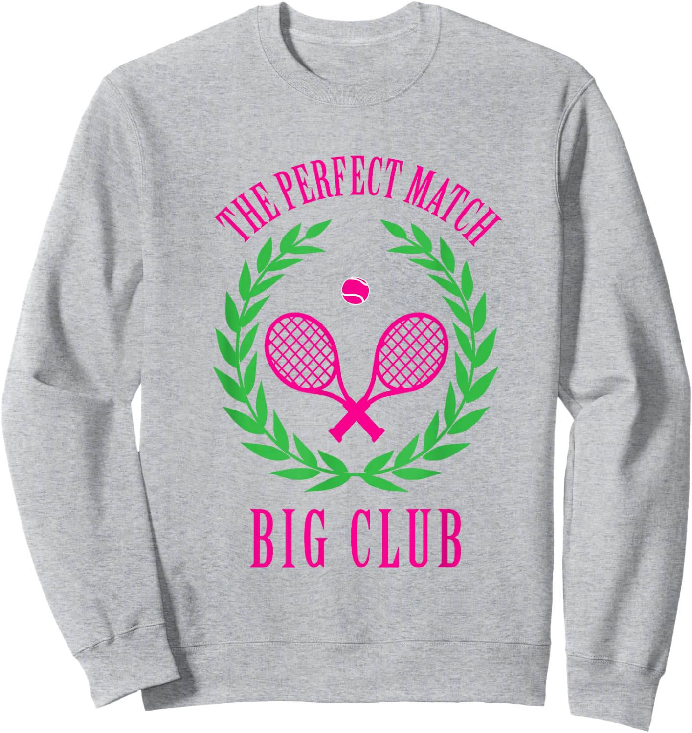 Tennis Match Club Little / G Big Sorority Reveal Sweatshirt - Sweatshirt | Ash