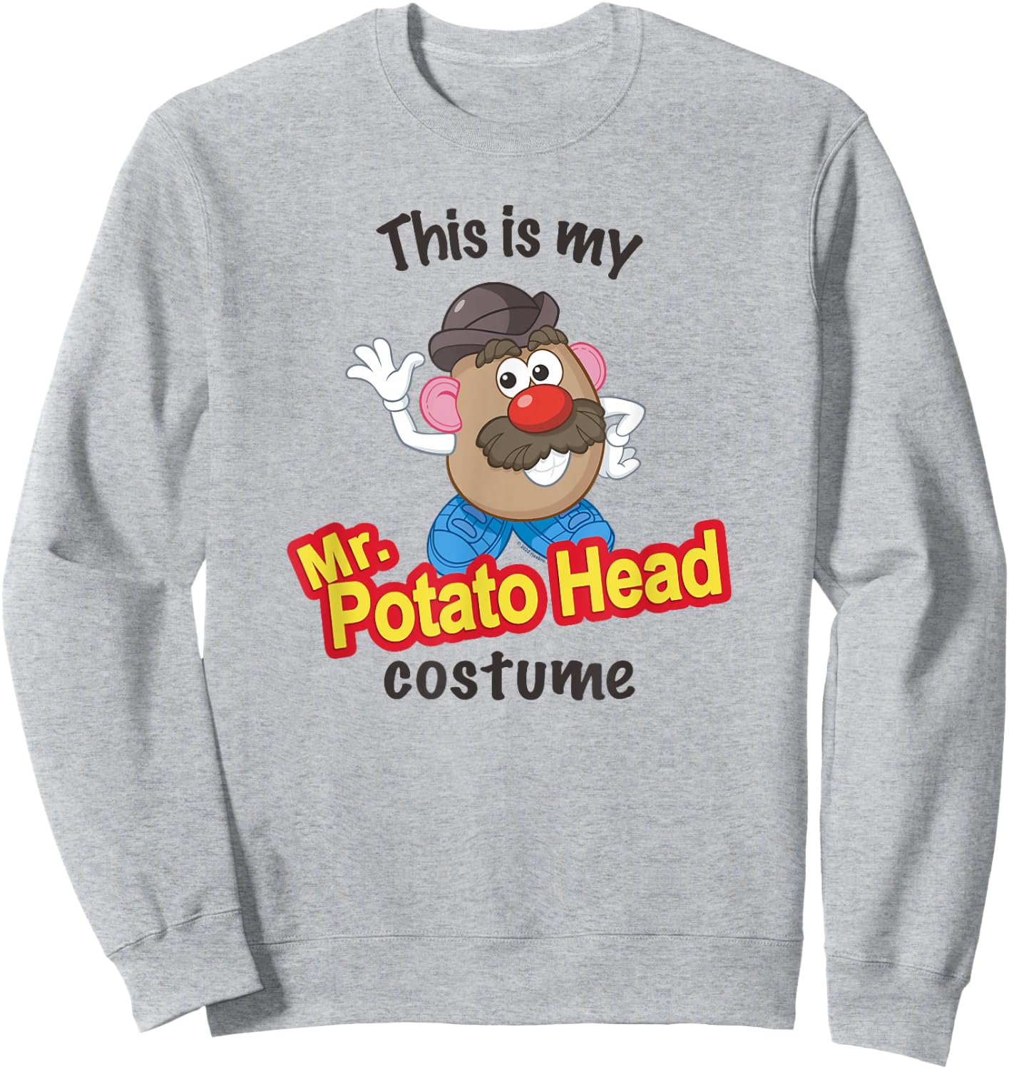 Mr. Potato Head Halloween This Is My Mr. Potato Head Costume Sweatshirt - Sweatshirt | Ash