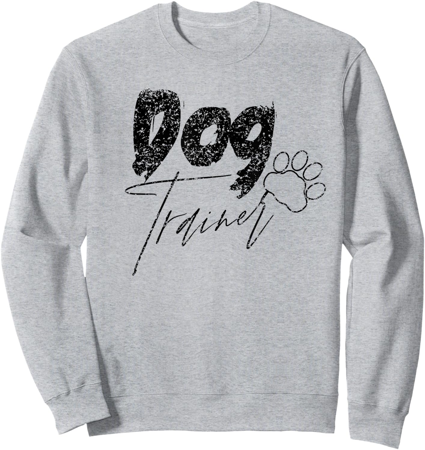 Dog Trainer Training Service Handler Sweatshirt - Sweatshirt | Ash