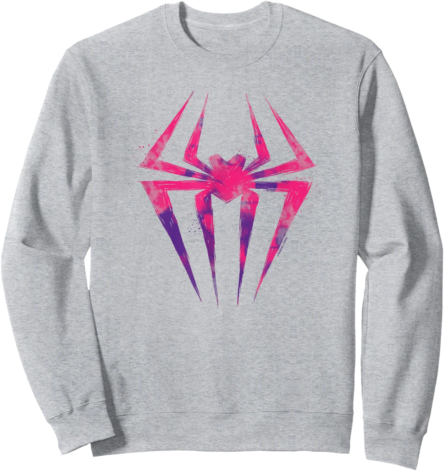 Marvel Spider-Man Across The Spider-Verse Part 1 Pink Logo Sweatshirt - Sweatshirt | Ash