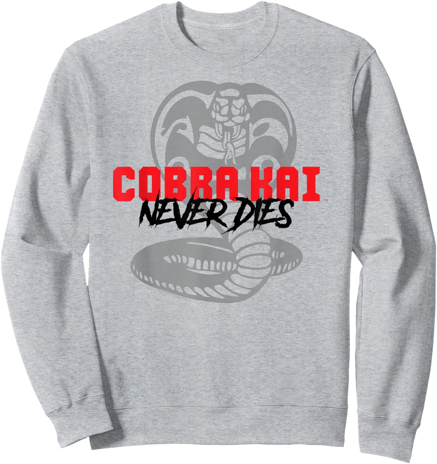 Cobra Kai Never Dies Season 5 Logo Sweatshirt - Sweatshirt | Ash