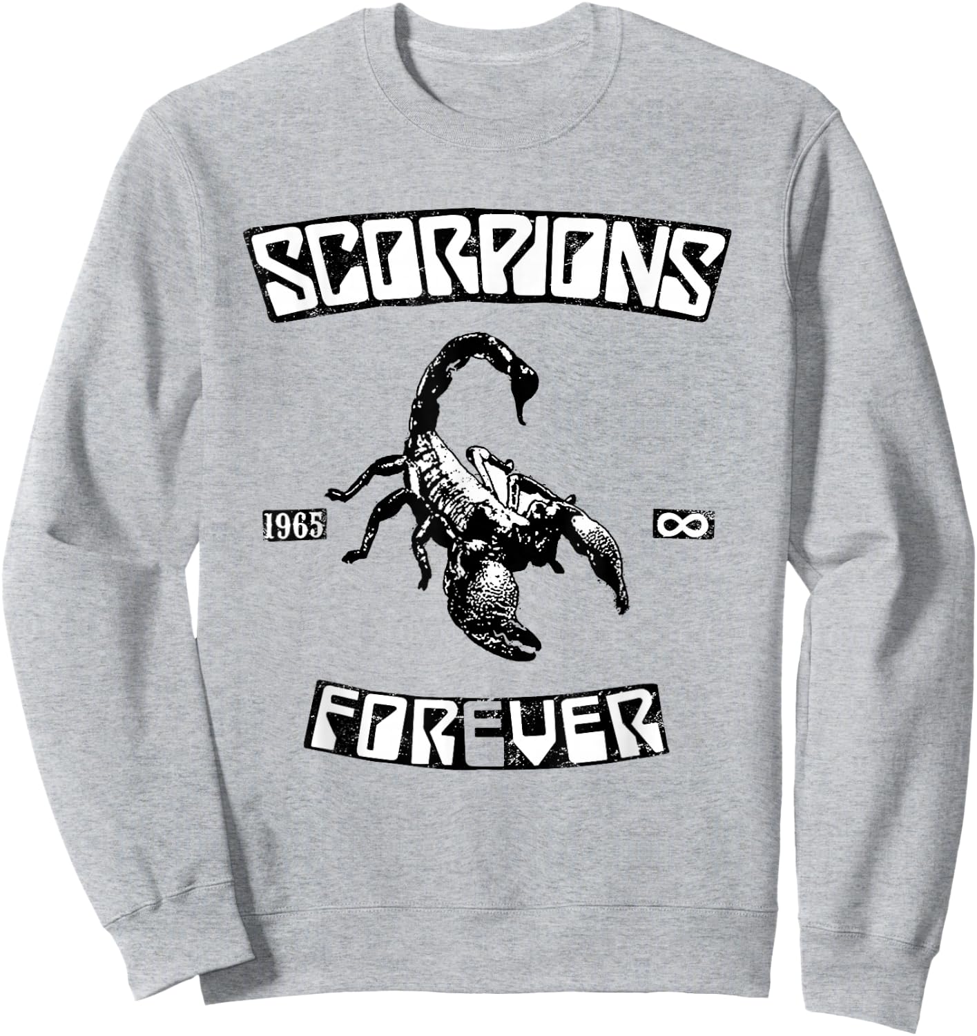 Official Scorpions Forever Since 1965 Sweatshirt - Sweatshirt | Ash