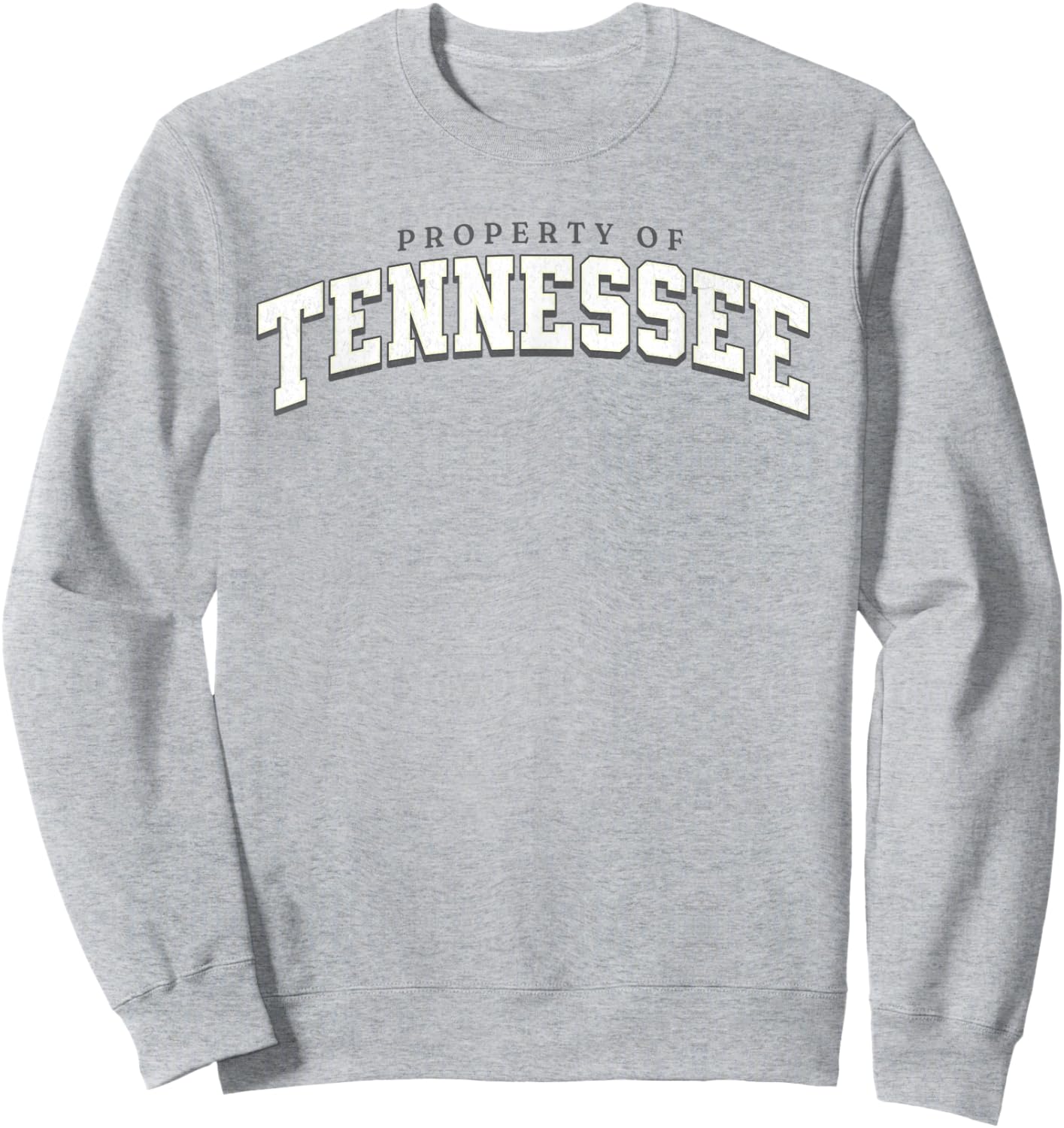 Retro Tennessee TN Orange Vintage Design Classic Distressed Sweatshirt - Sweatshirt | Ash