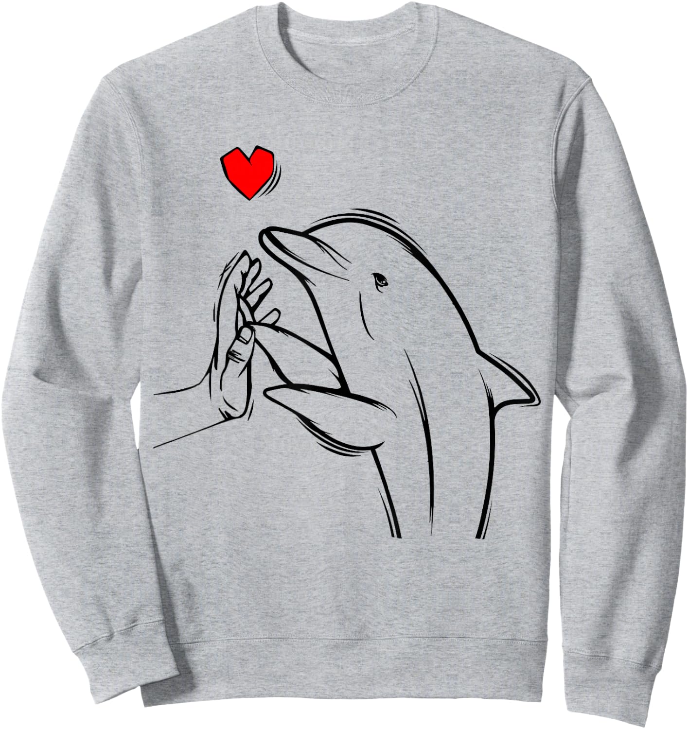 Dolphin Women's/Children's/Girls' Dolphins Sweatshirt - Sweatshirt | Ash