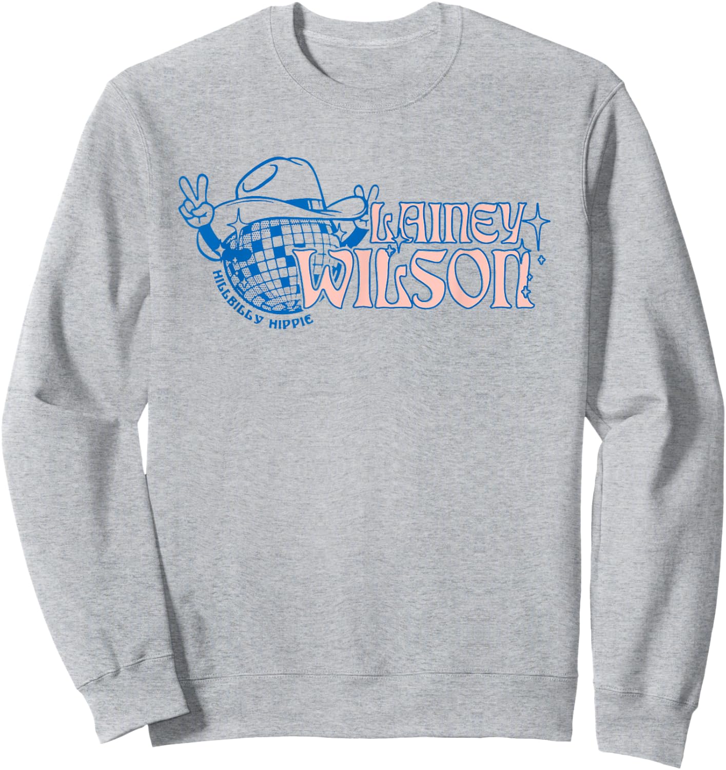 Lainey Wilson - Hillbilly Hippie Sweatshirt - Sweatshirt | Ash