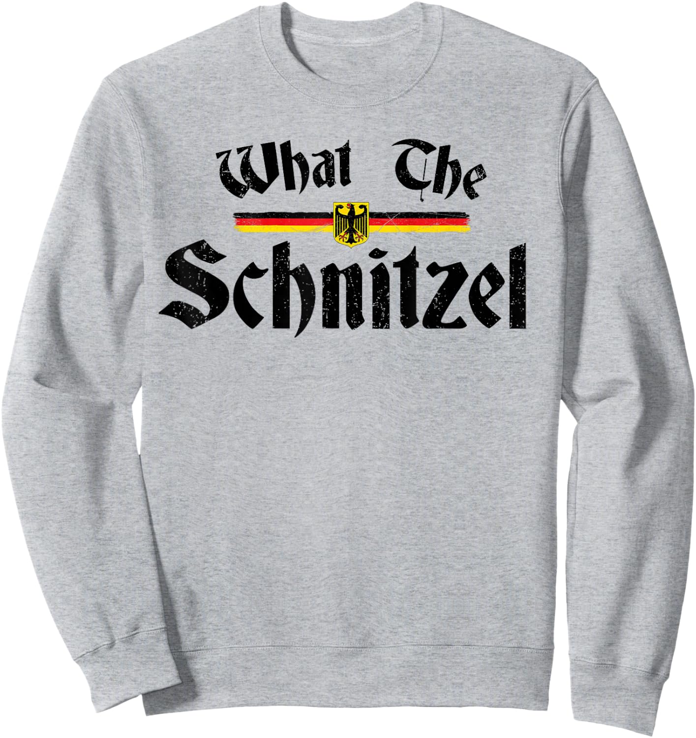 Funny Oktoberfest Beer Lover What The Schnitzel German Sweatshirt - Sweatshirt | Ash