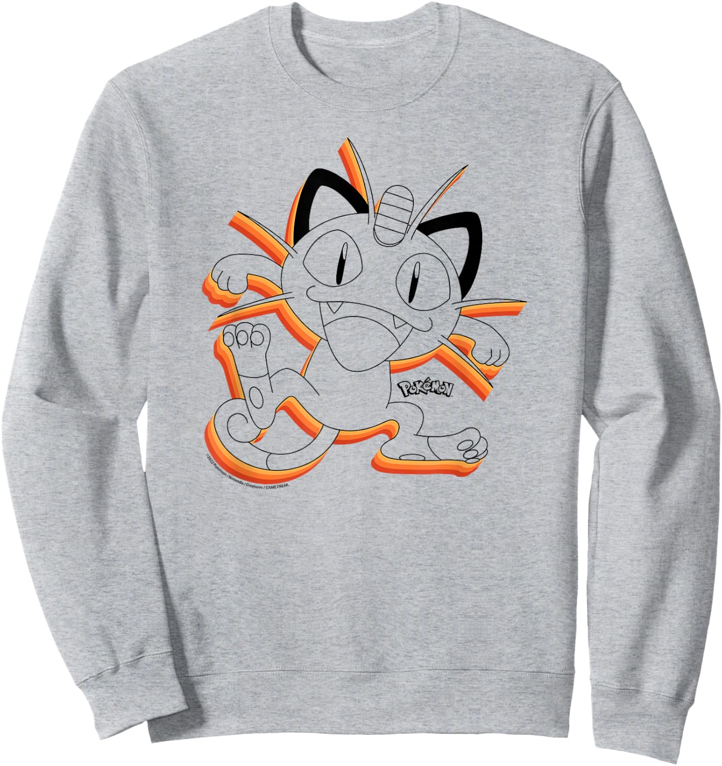 Pokémon - Meowth Repeat Sweatshirt - Sweatshirt | Ash