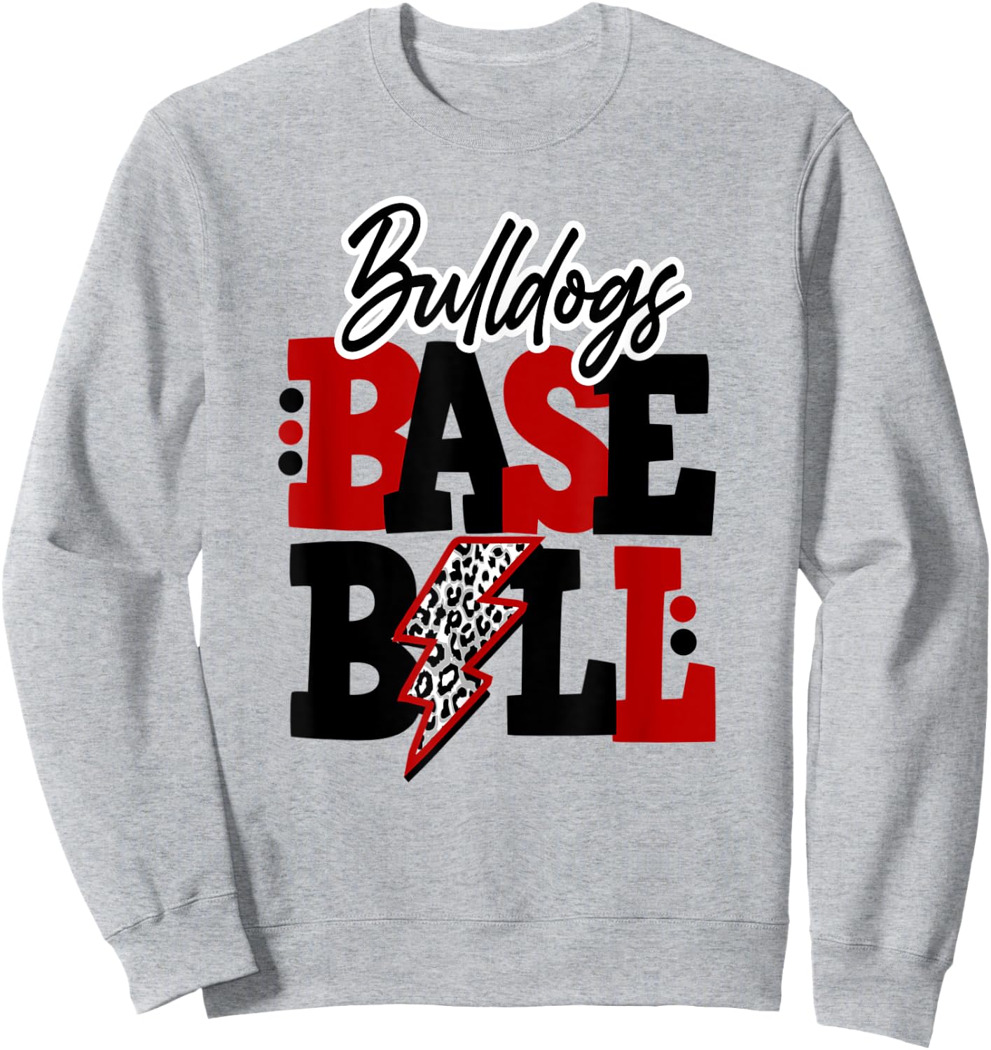Bulldogs Baseball Bulldog Bulldogs Bull dogs Bulldod Men Women Kids Sweatshirt - Sweatshirt | Ash
