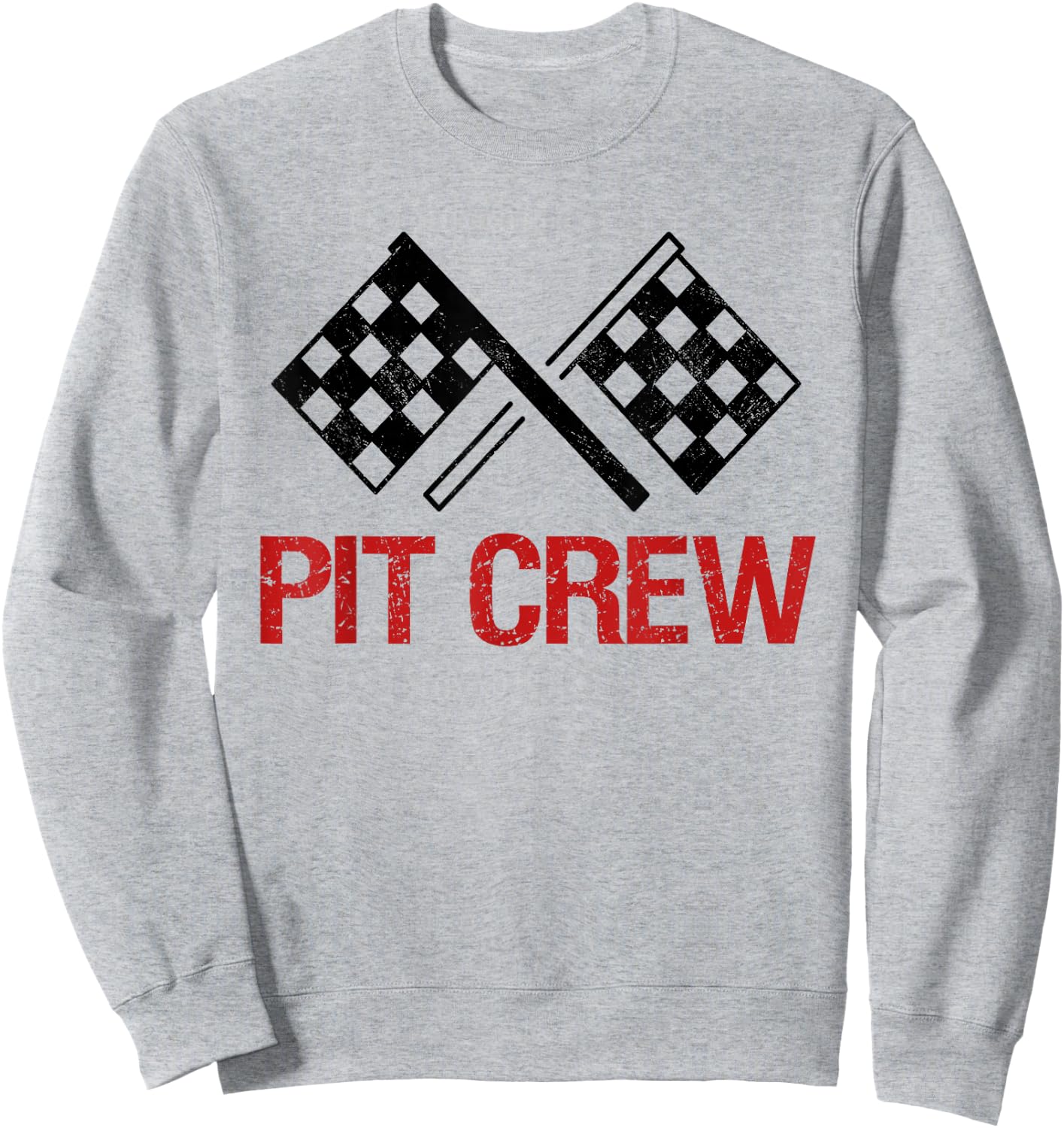 Pit Crew for Racing Car Parties Sweatshirt - Sweatshirt | Ash