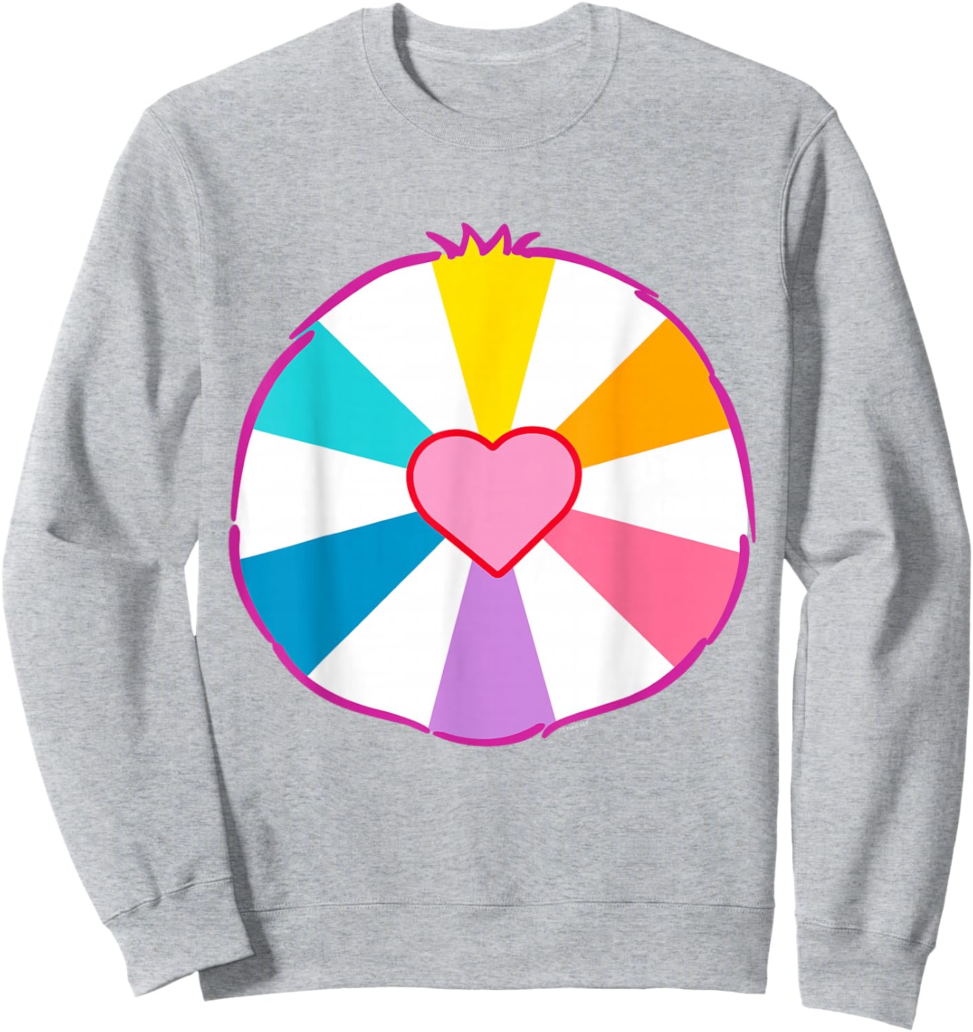 Care Bears Hopeful Heart Belly Halloween Costume Sweatshirt - Sweatshirt | Ash