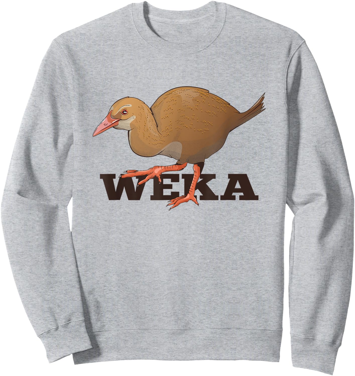 Weka New Zealand Bird Sweatshirt - Sweatshirt | Ash