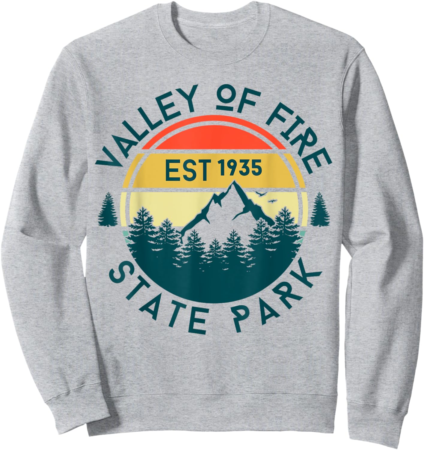 Valley Of Fire Sweatshirt - Sweatshirt | Ash