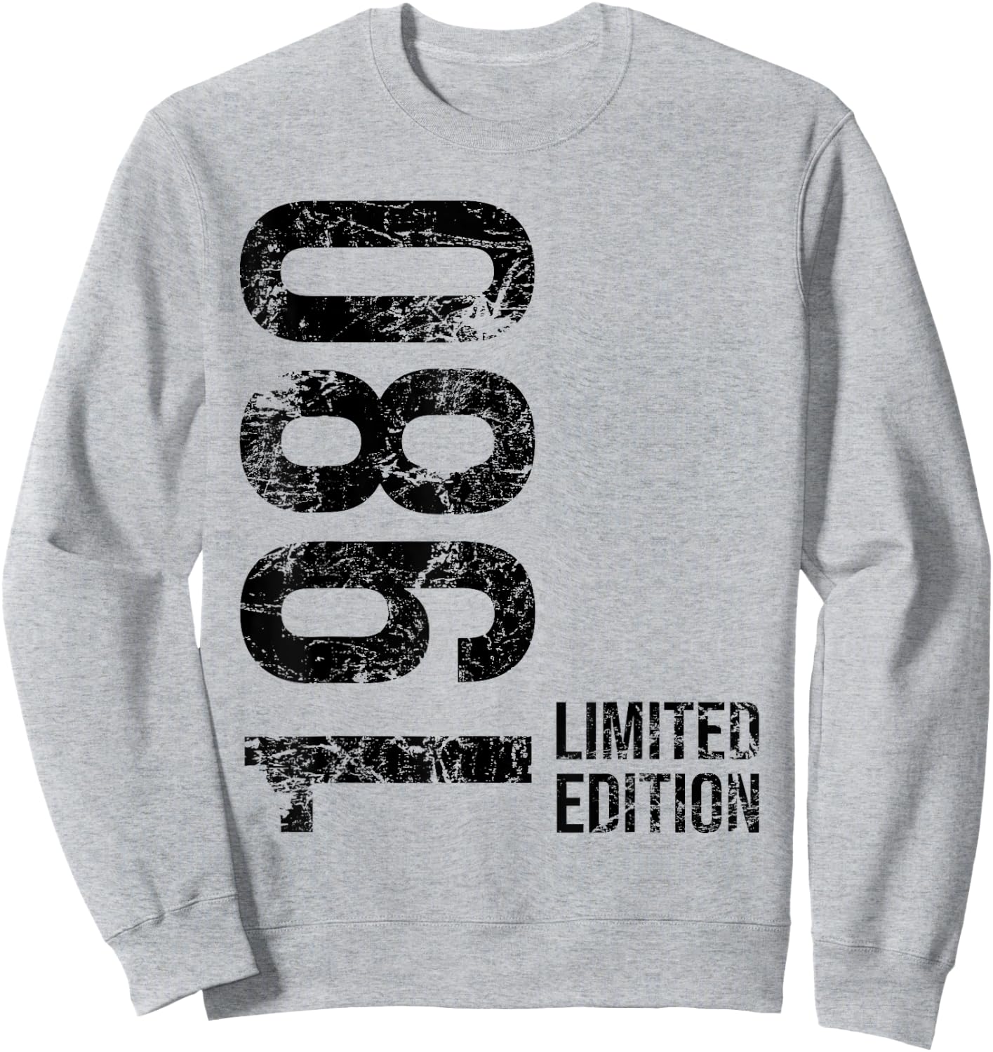 45th Birthday 45 Years Old Man Woman Vintage 1980 Sweatshirt - Sweatshirt | Ash