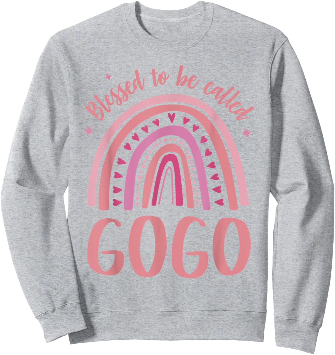 Gogo Grandma Blessed to be called Gogo Sweatshirt - Sweatshirt | Ash